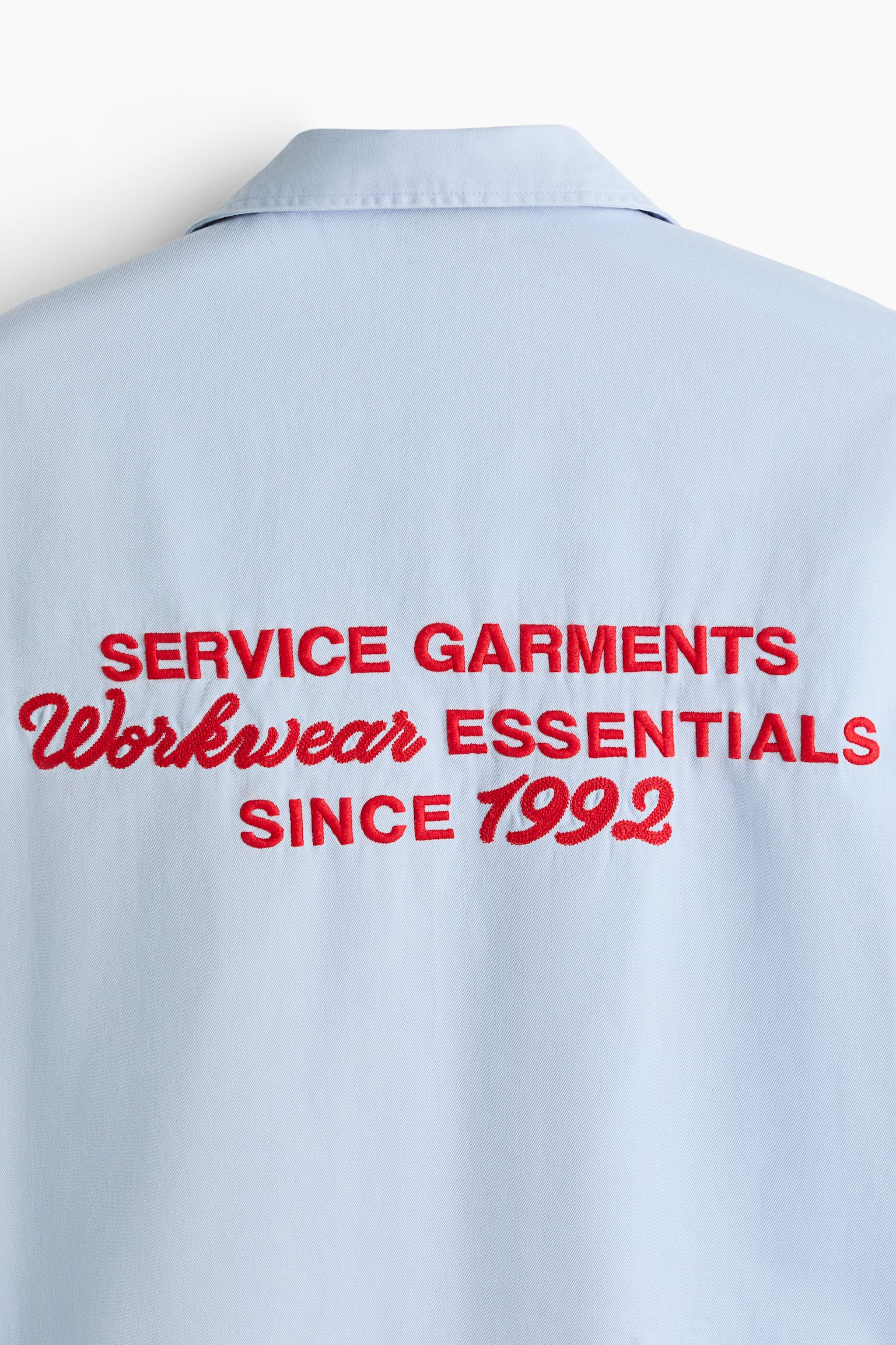 חולצת יוטיליטי עם שרוולים קצרים Relaxed Fit - תכלת/Service garments/אפור כהה/Service garments - 3