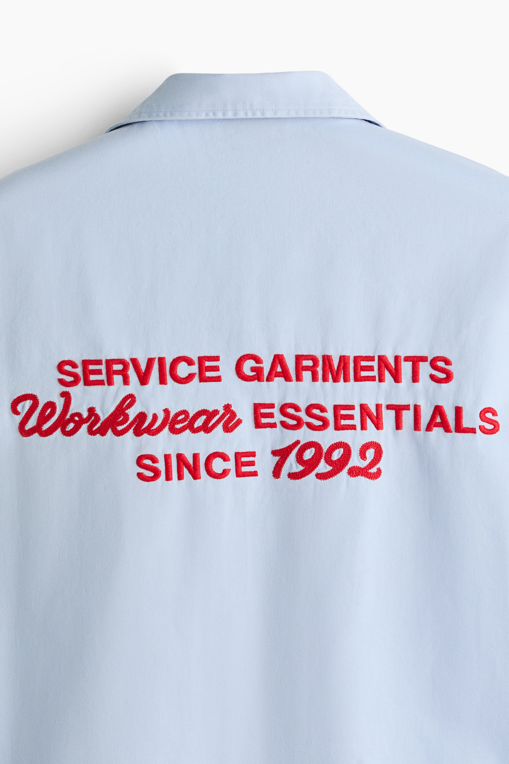 Men’s Light blue/Service garments Relaxed Fit Short-sleeved utility ...