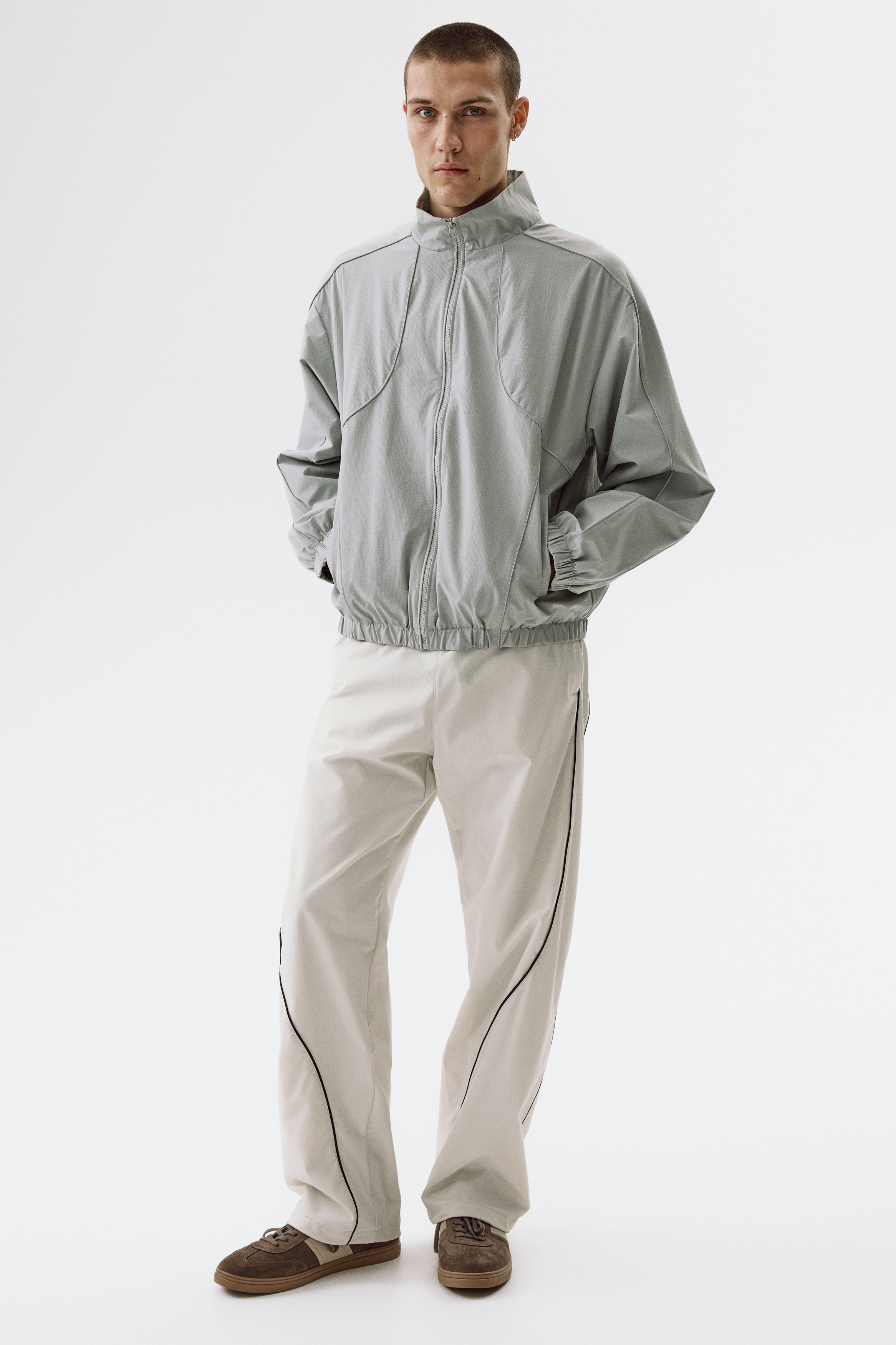 Relaxed-Fit Track PantsModel