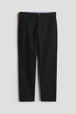 Avsmalnande chinos i twill