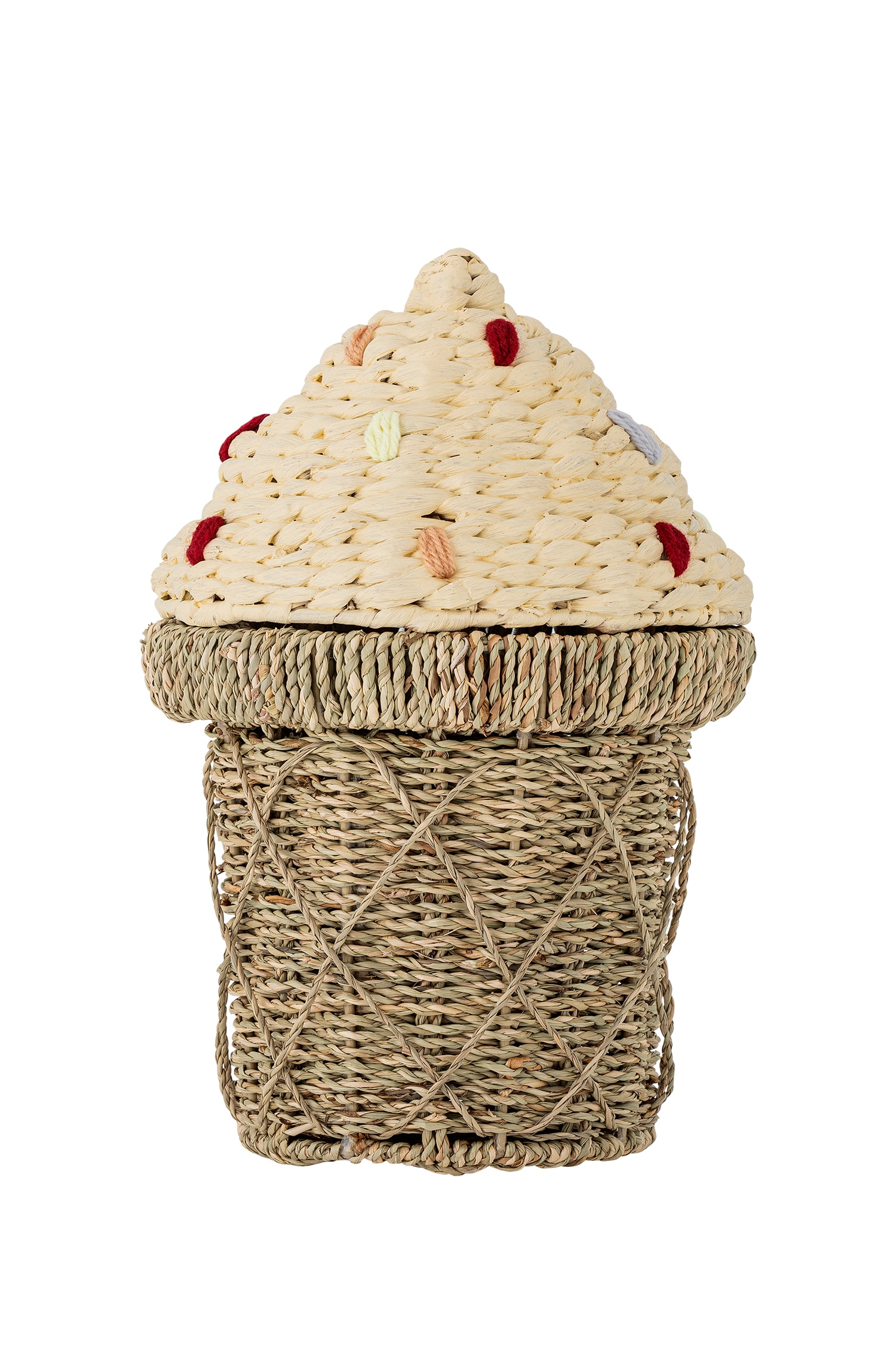 Bébé - Bloomingville MINI - Cillie Panier Avec Couvercle - Nature