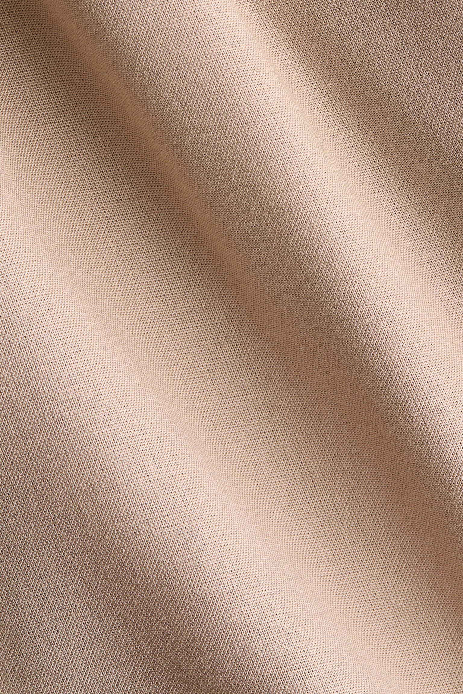 Top de viscosa con cuello halter - Beige/Negro/Lunares - 2