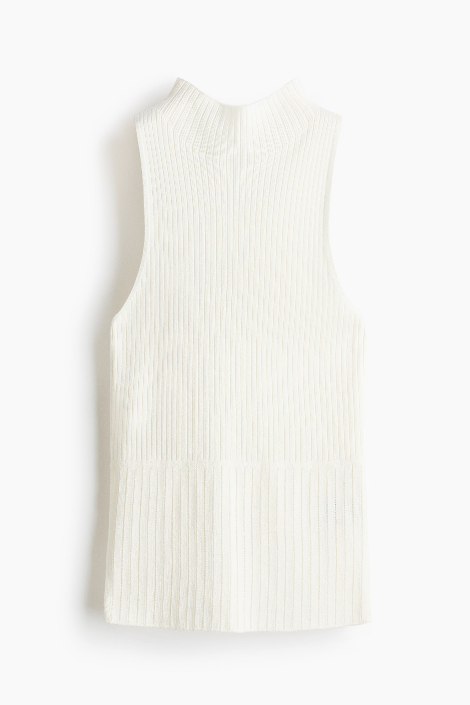 Rib-knit turtleneck top - 2