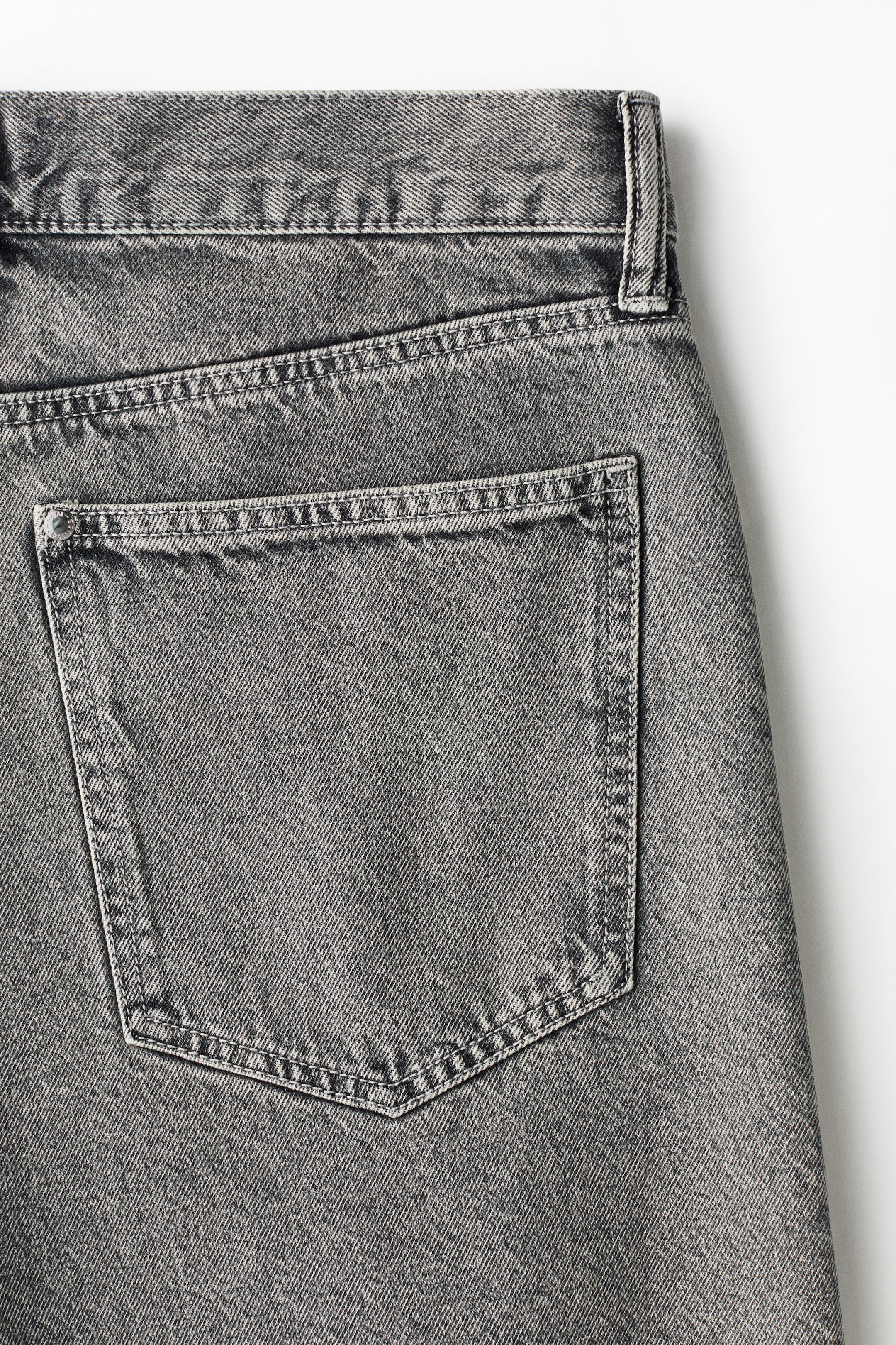 Short flottant court en denim