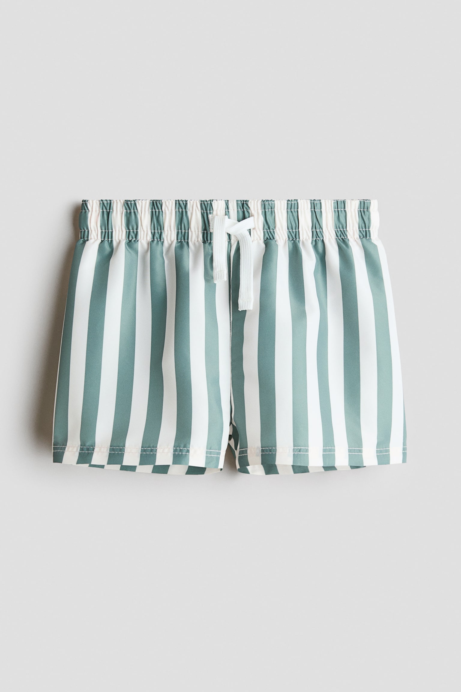 Gemusterte Badeshorts - Dunkeltürkis/Gestreift/Hellblau/Wal/Weiss/Braun gestreift/Hellblau/Gestreift