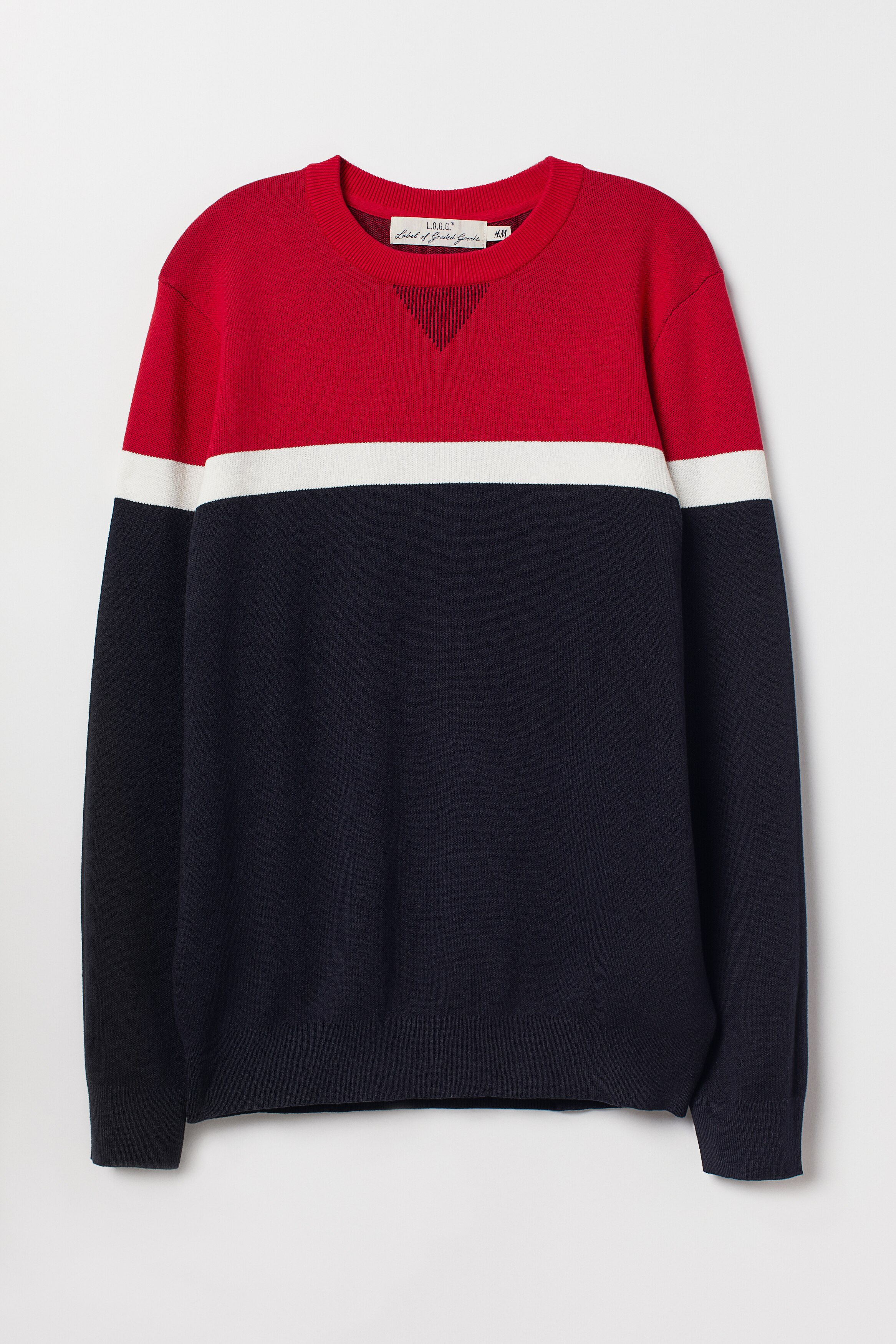 Pull Maille 100% Coton H.S. Herm. Stiesing 1895 - Bleu Marine, Rouge, Blanc - Taille 3 Ans - Occasion TBE