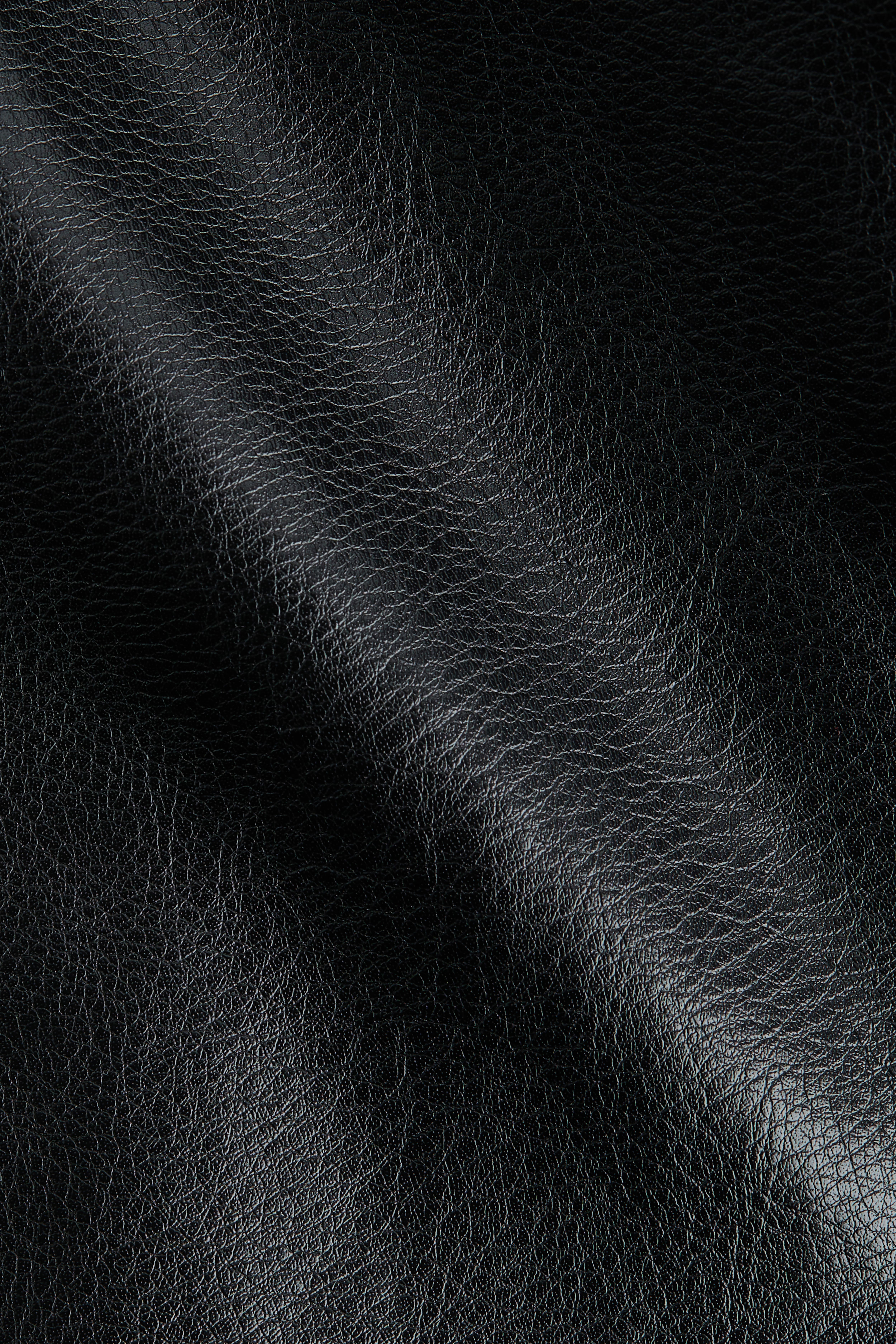 Coated Funnel-Collar Jacket