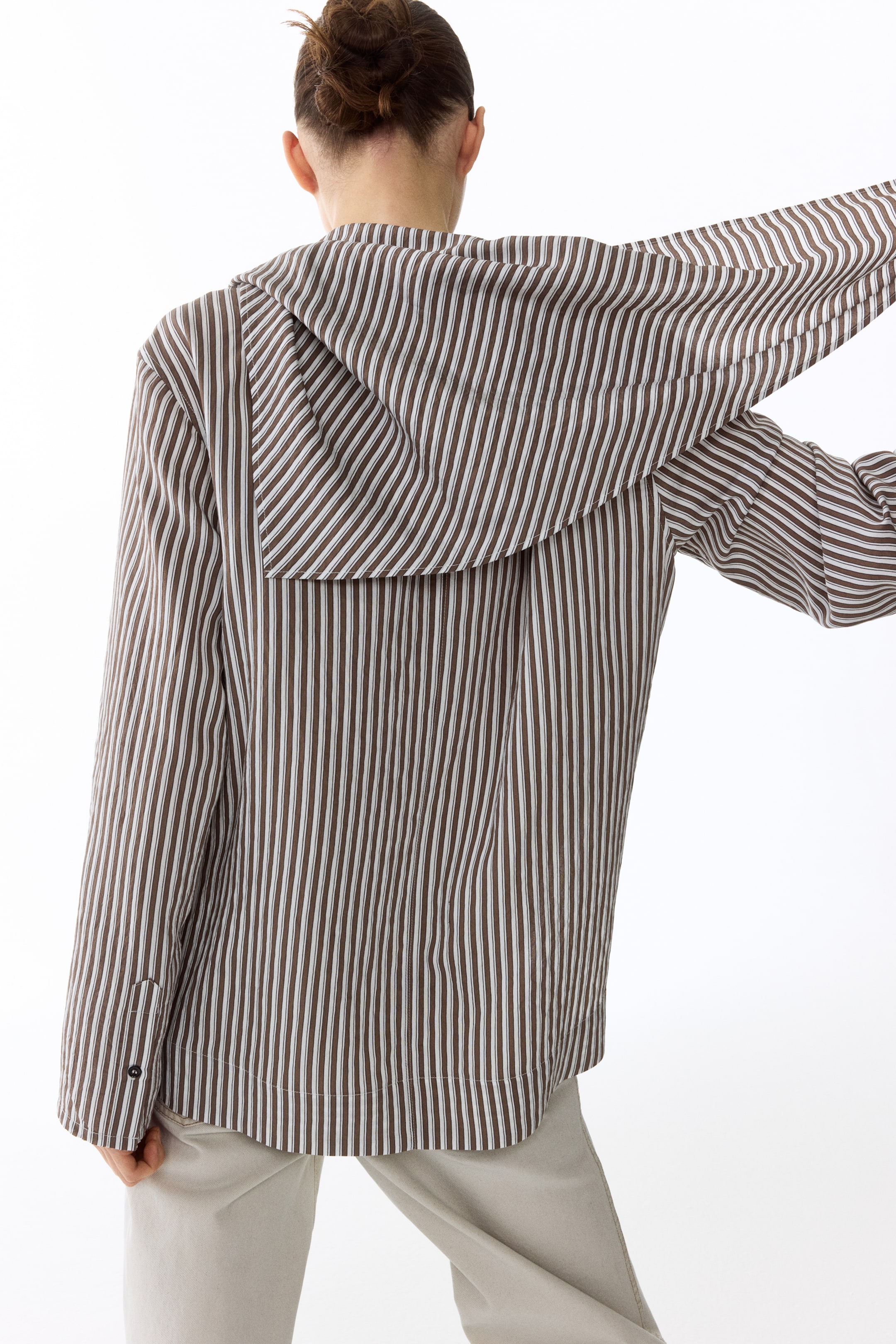 Oversized Blouse with Scarf