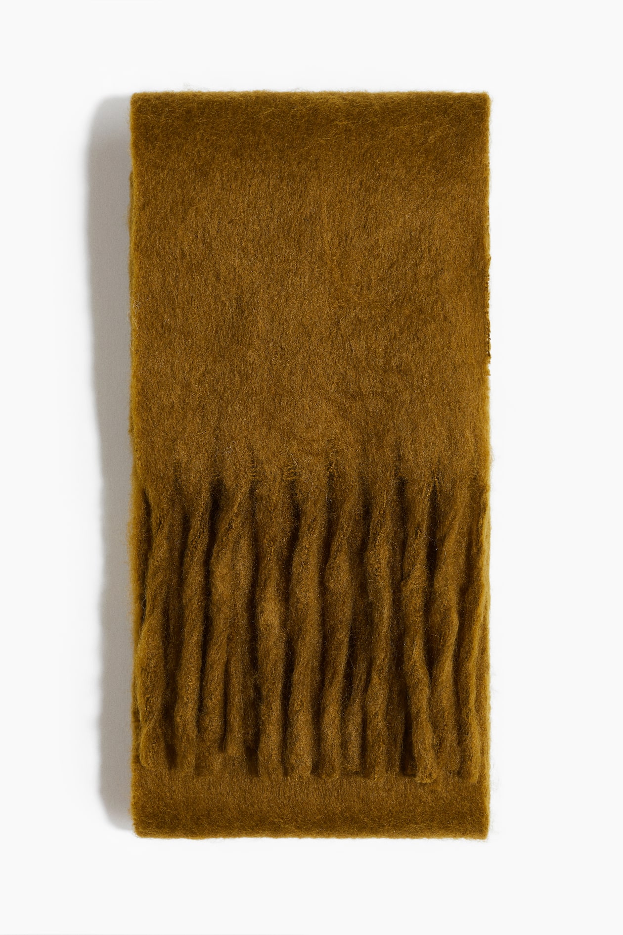 Écharpe duveteuse - Vert kaki foncé - FEMME | H&M FR