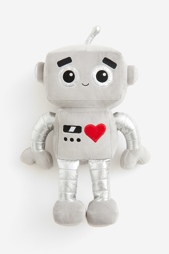 Robot soft toy - Grey/Robot - 1