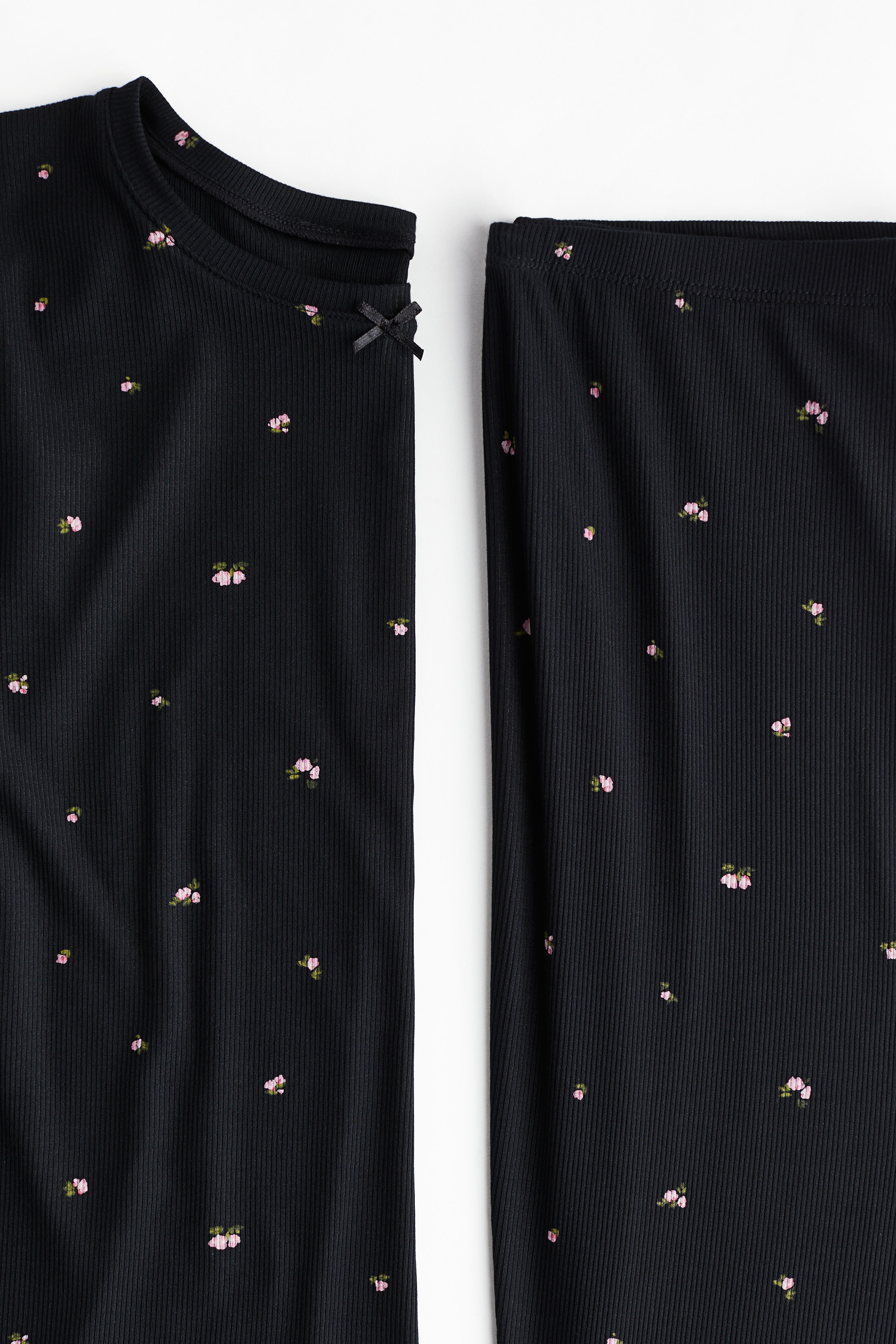 Ribbed modal pyjamas