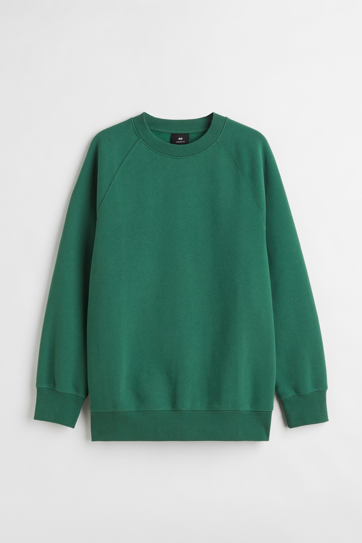 Oversized Fit Sweatshirt - Green/Blue