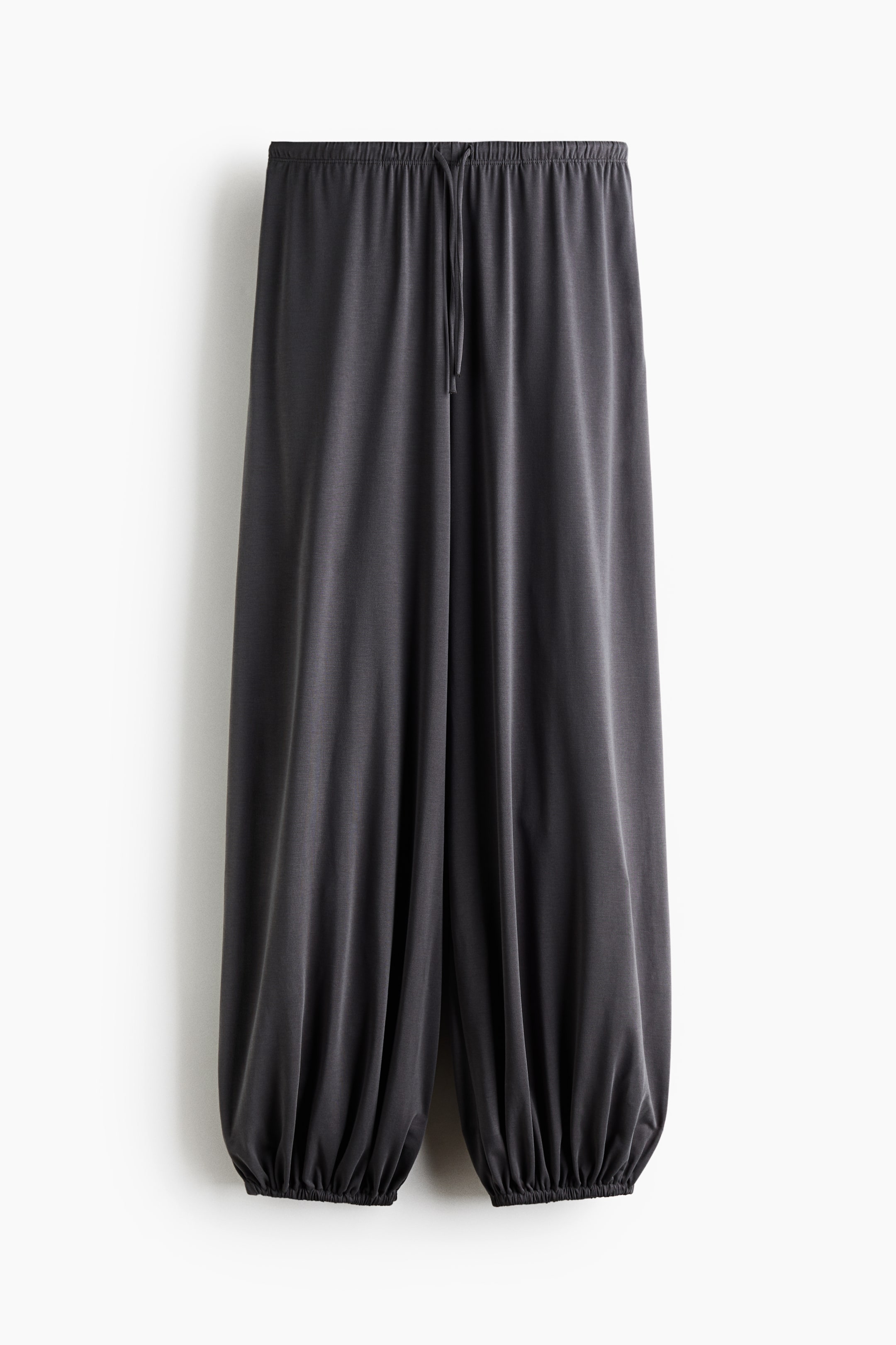 Balloon-Leg Pants with Drawstring