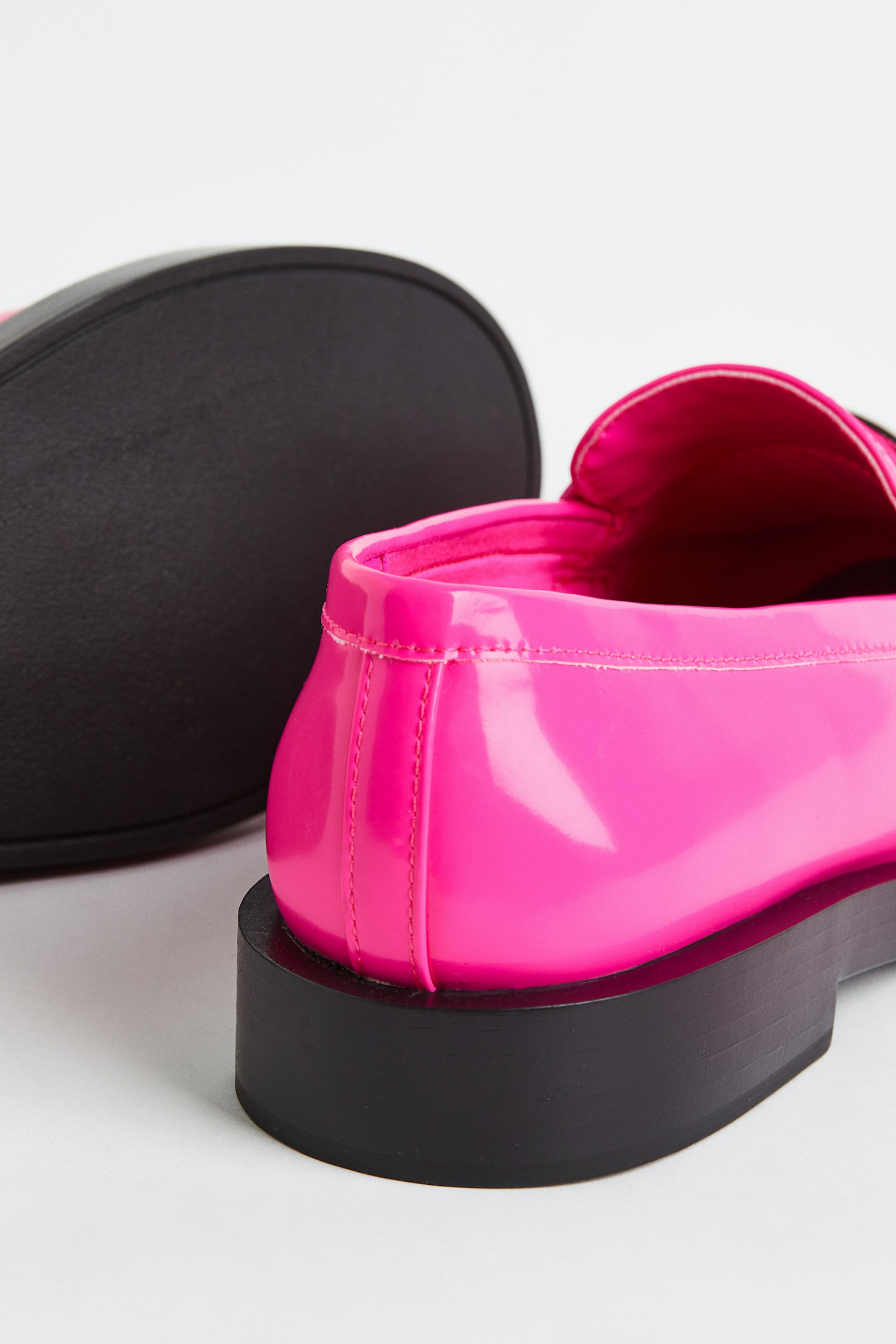 Loafers - Bright pink/Black - 2