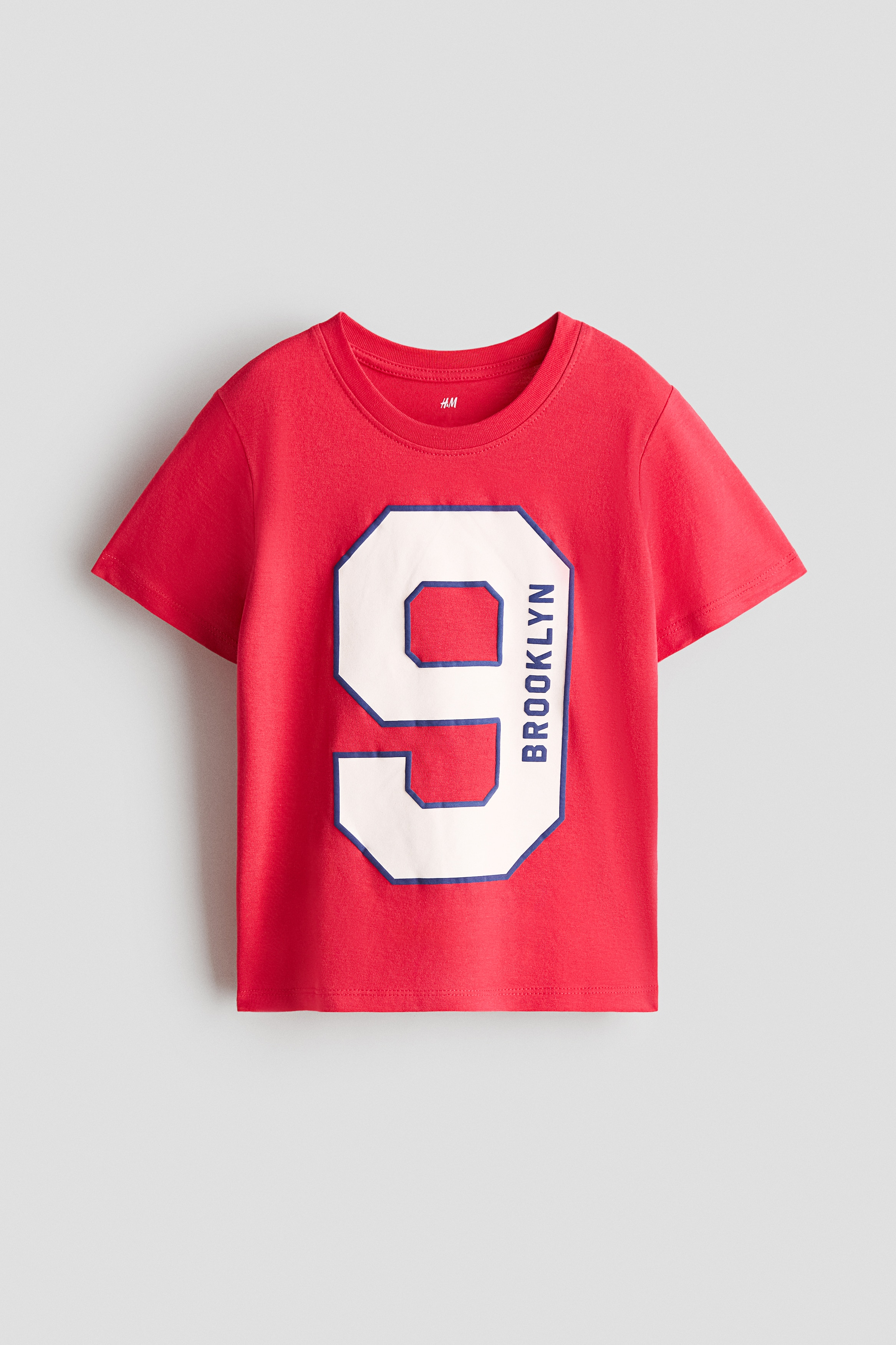 Áo thun cotton in hình - Màu đỏ/Brooklyn/Màu kem/Khủng long/Màu xám nhạt đốm/SoHo/Màu trắng/Kẻ/Màu kem/Khủng long