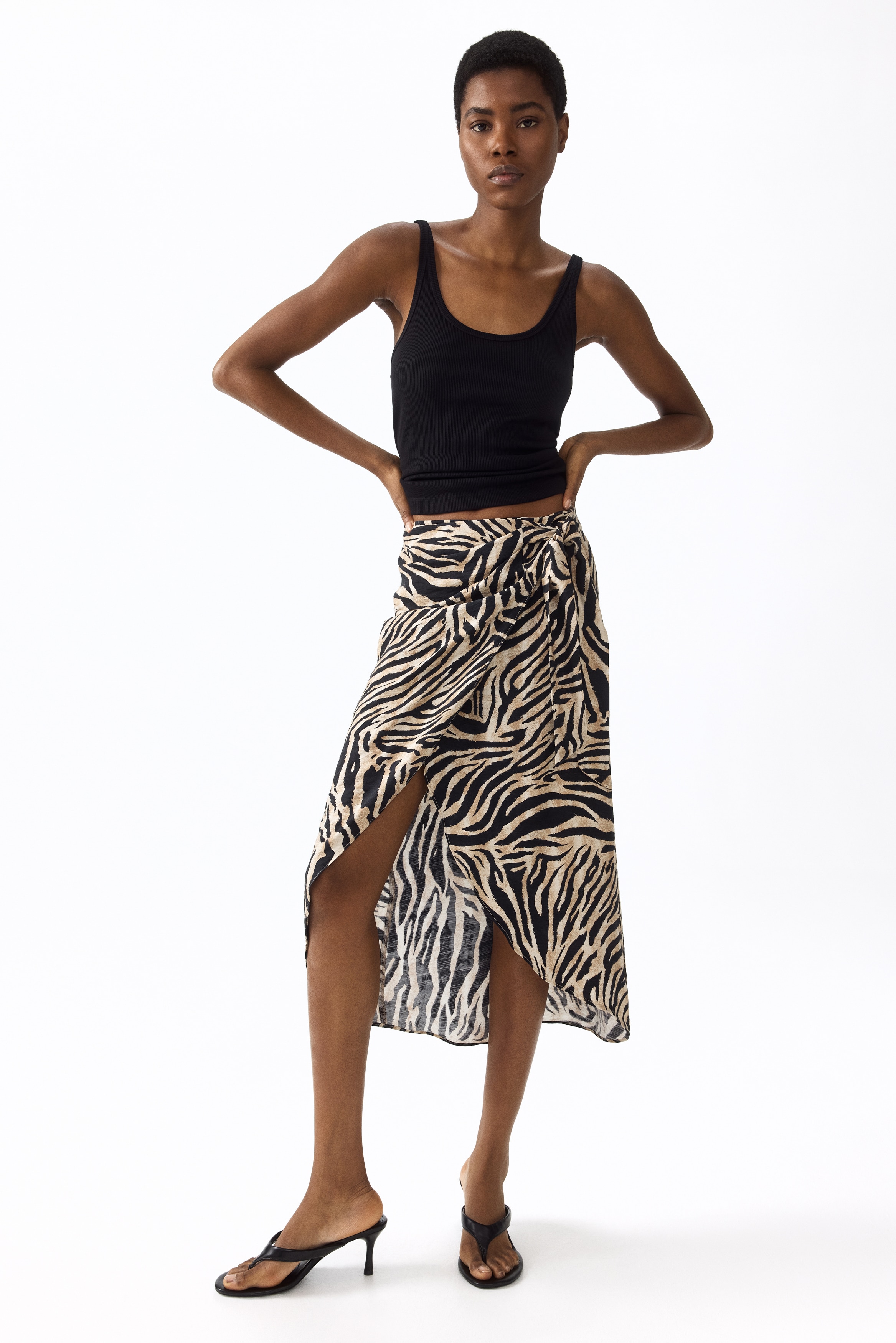 H&M Draped Wrap Skirt | Pacific City