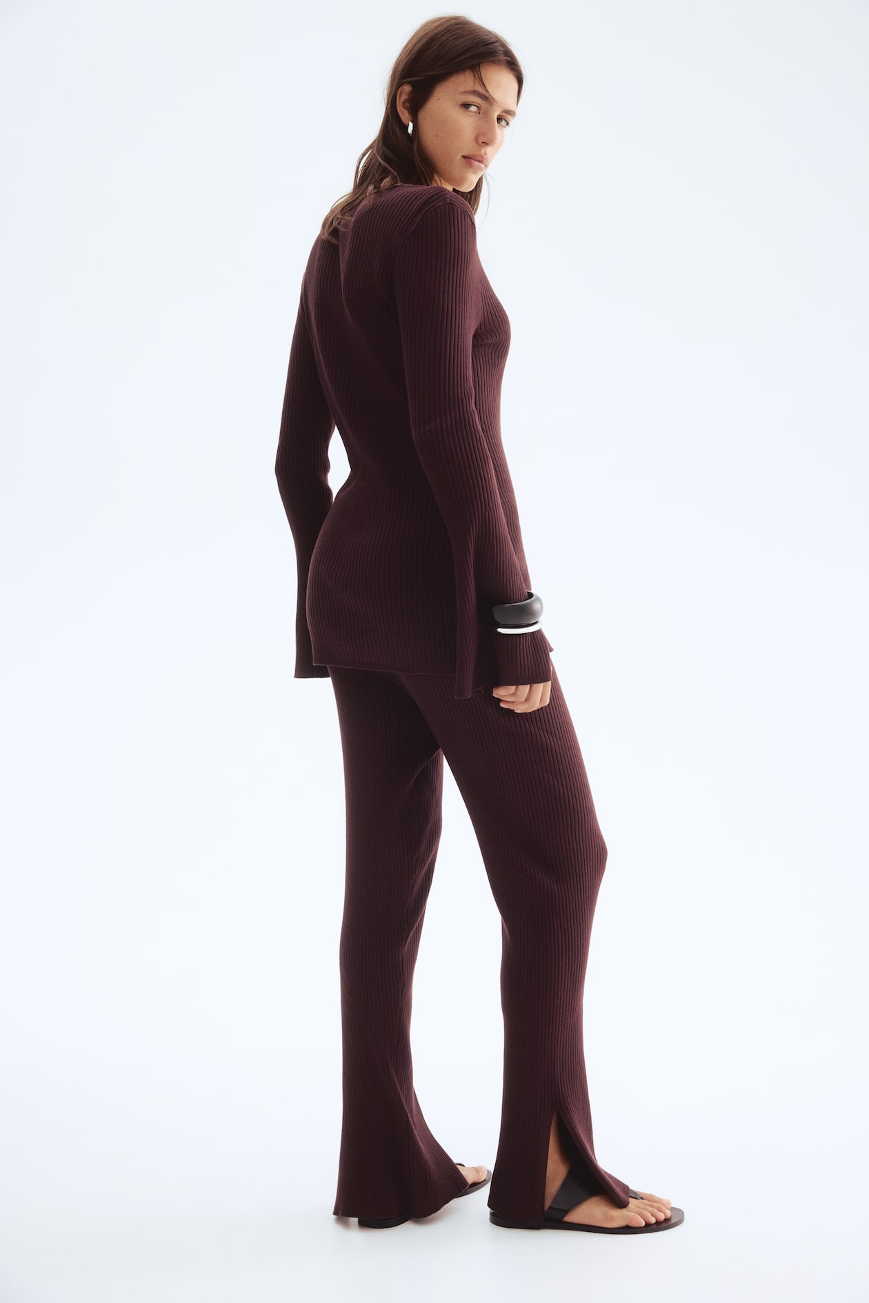 Rib-Knit Pants - image 4