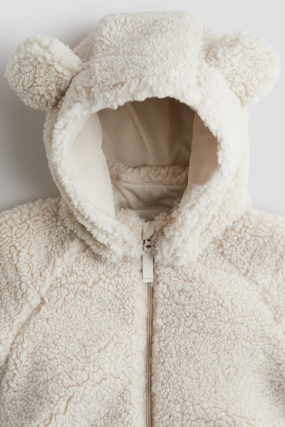 Детские куртки H&M Hooded Pile Jacket