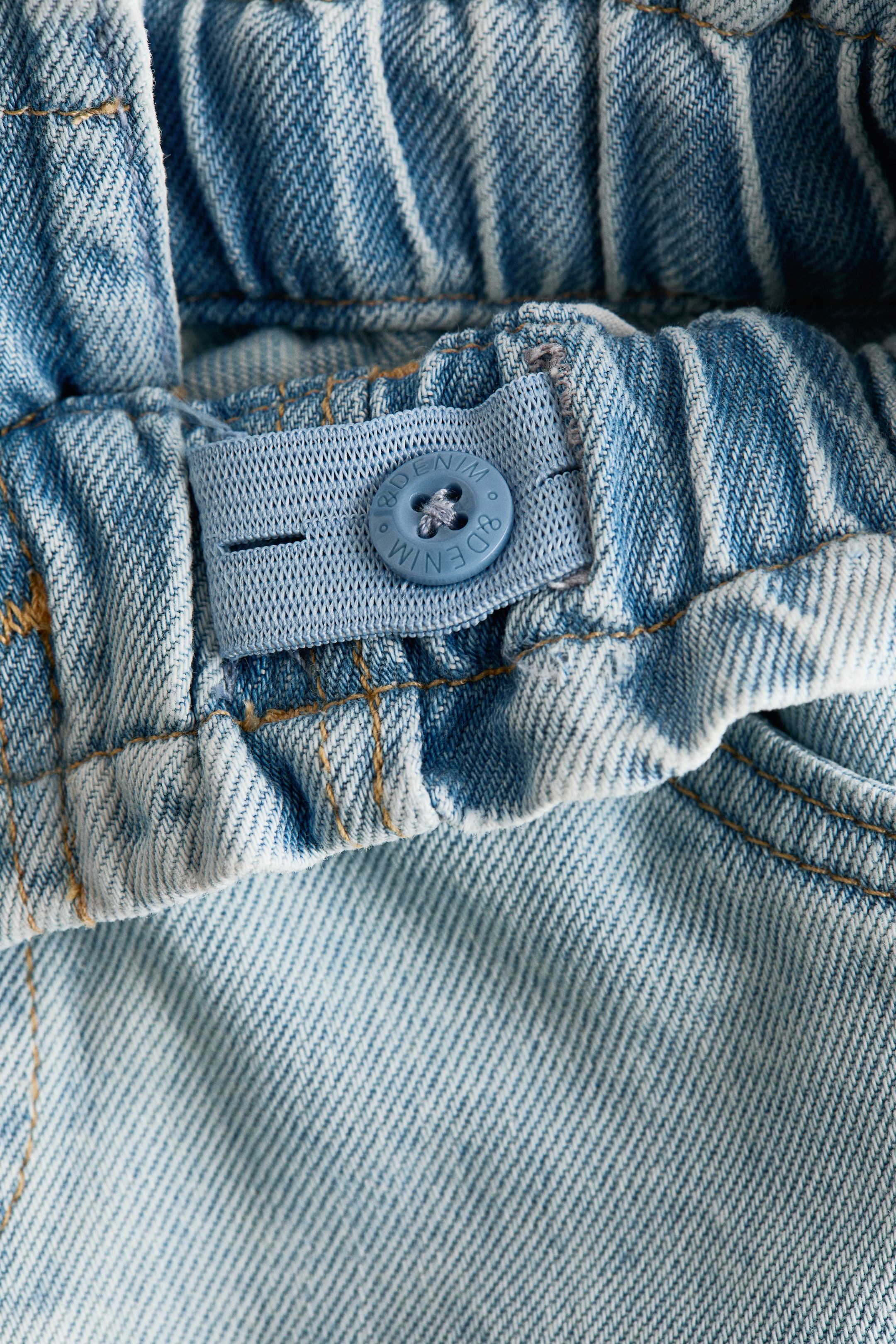 Jean Taille Froncée Coupe Décontractée