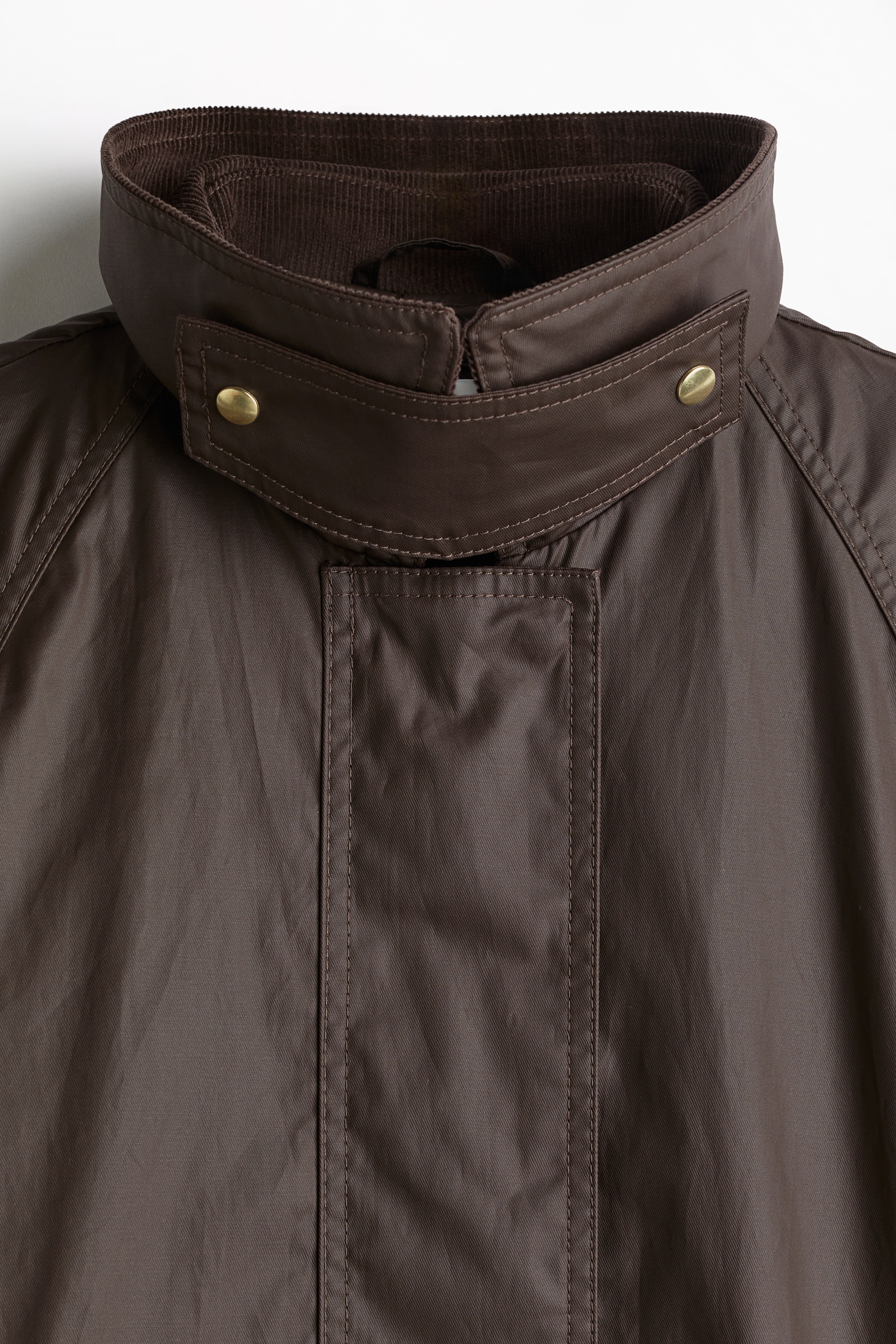 Waxed coat