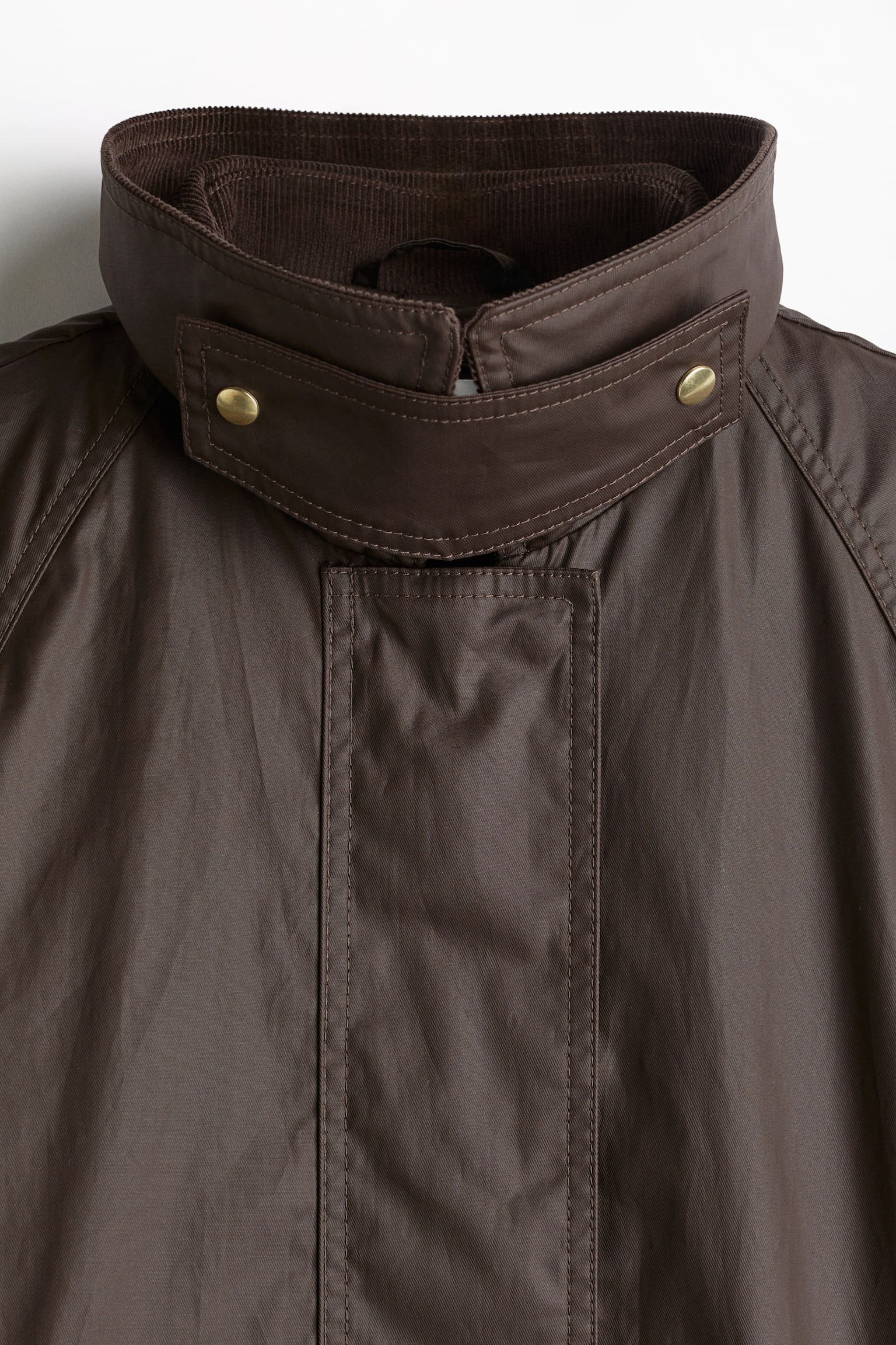 Waxed coat - Dark brown/Black - 9