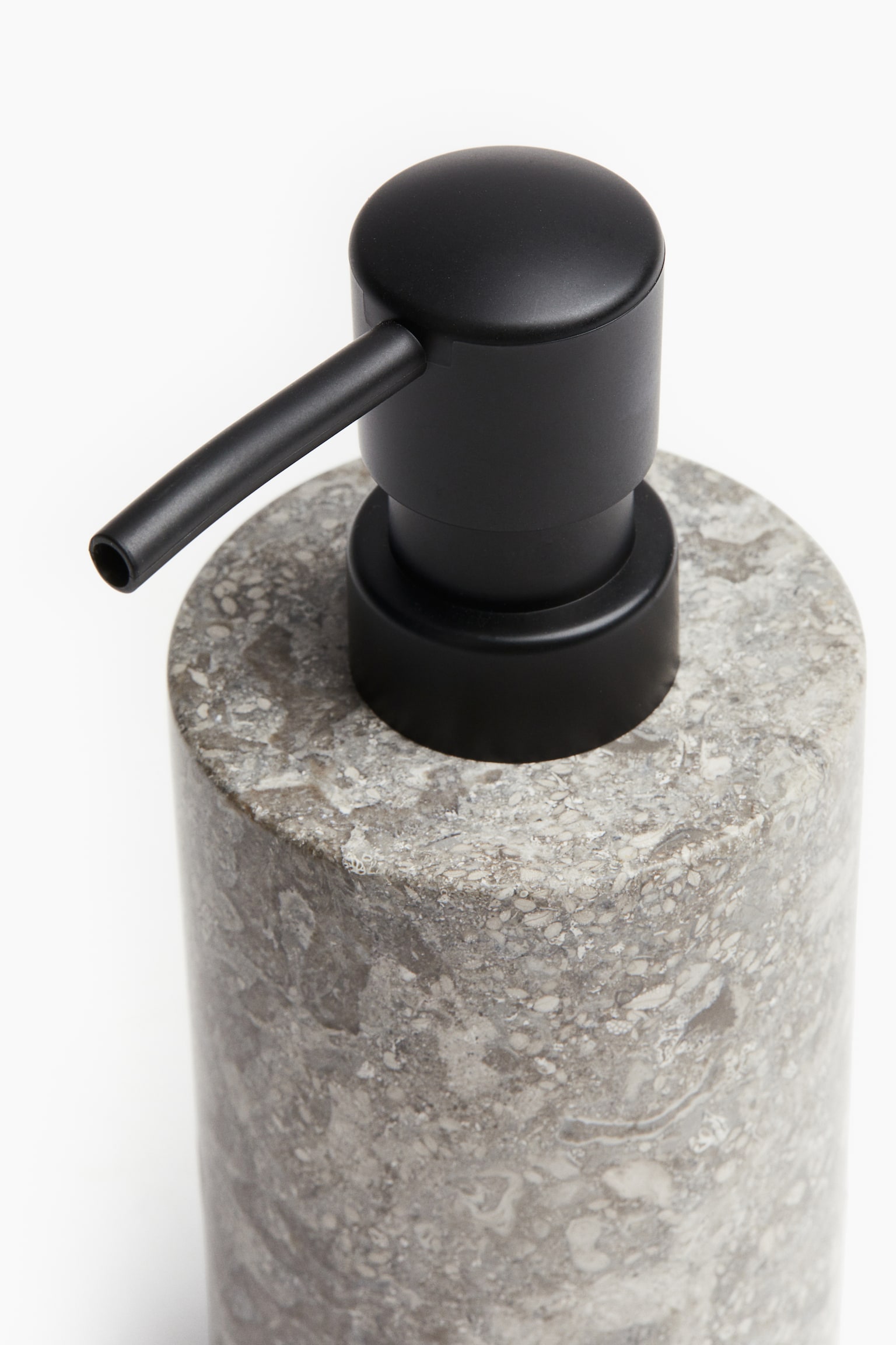 Marble soap dispenser - Grey/Marbled/Light beige - 3