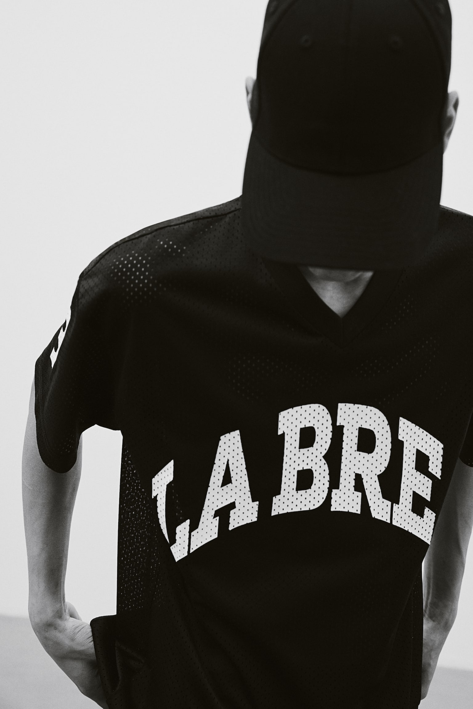 Loose Fit Printed mesh T-shirt - Black/La Brea - 7