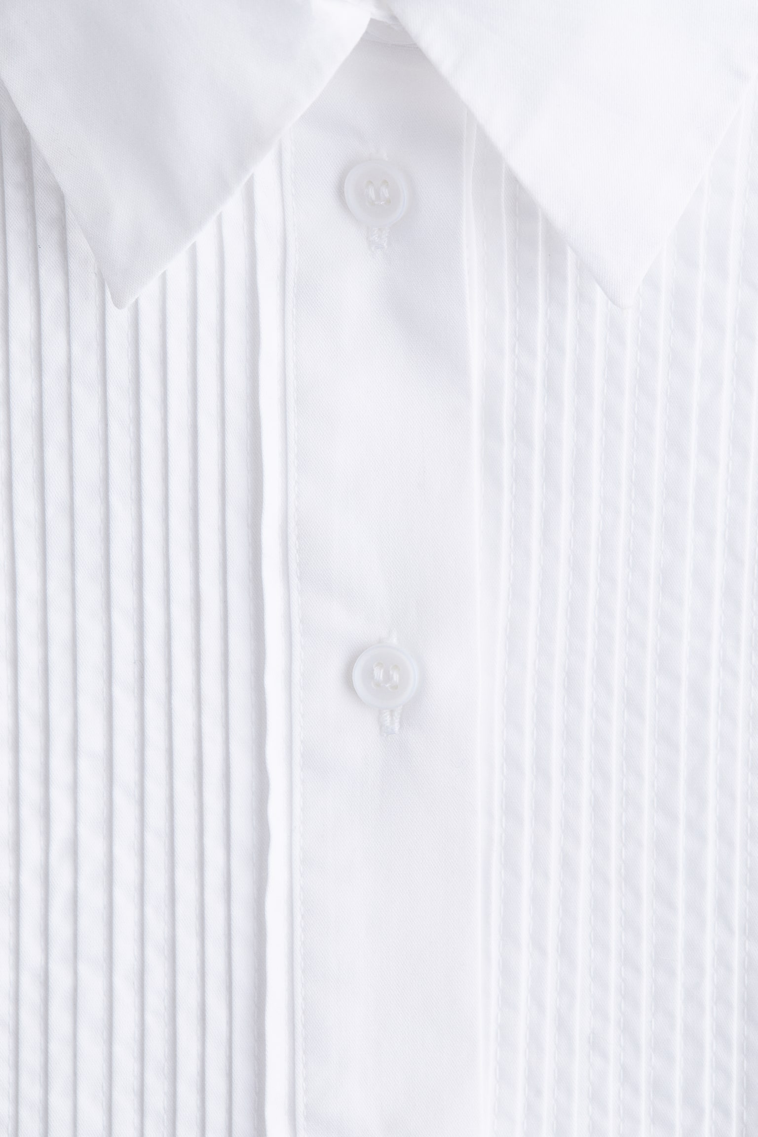 Oversized tuxedo shirt - White - 5