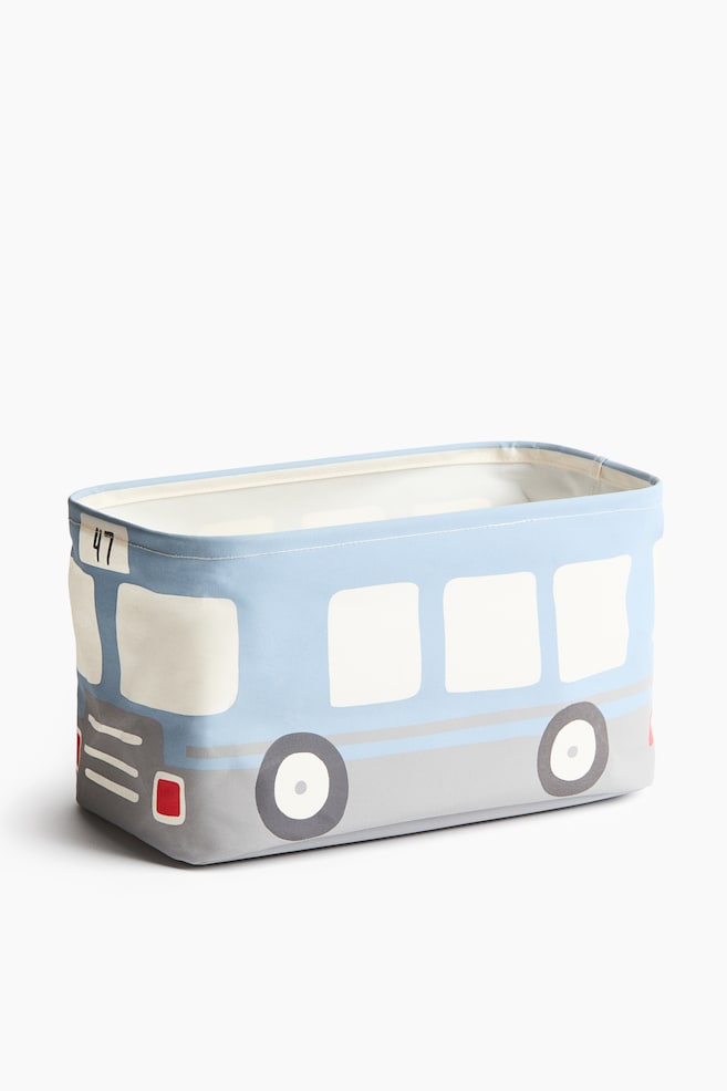 Bus Storage Basket - Light blue/bus/Green/recycle truck/Red/Fire Truck - 1