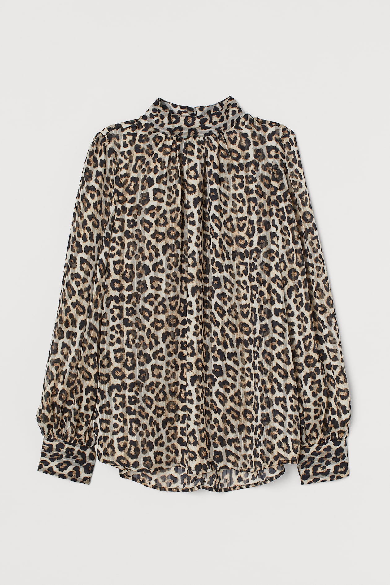 Leopard Print Blouses At H&m H&M Womens 10 Blouse Shirt Top