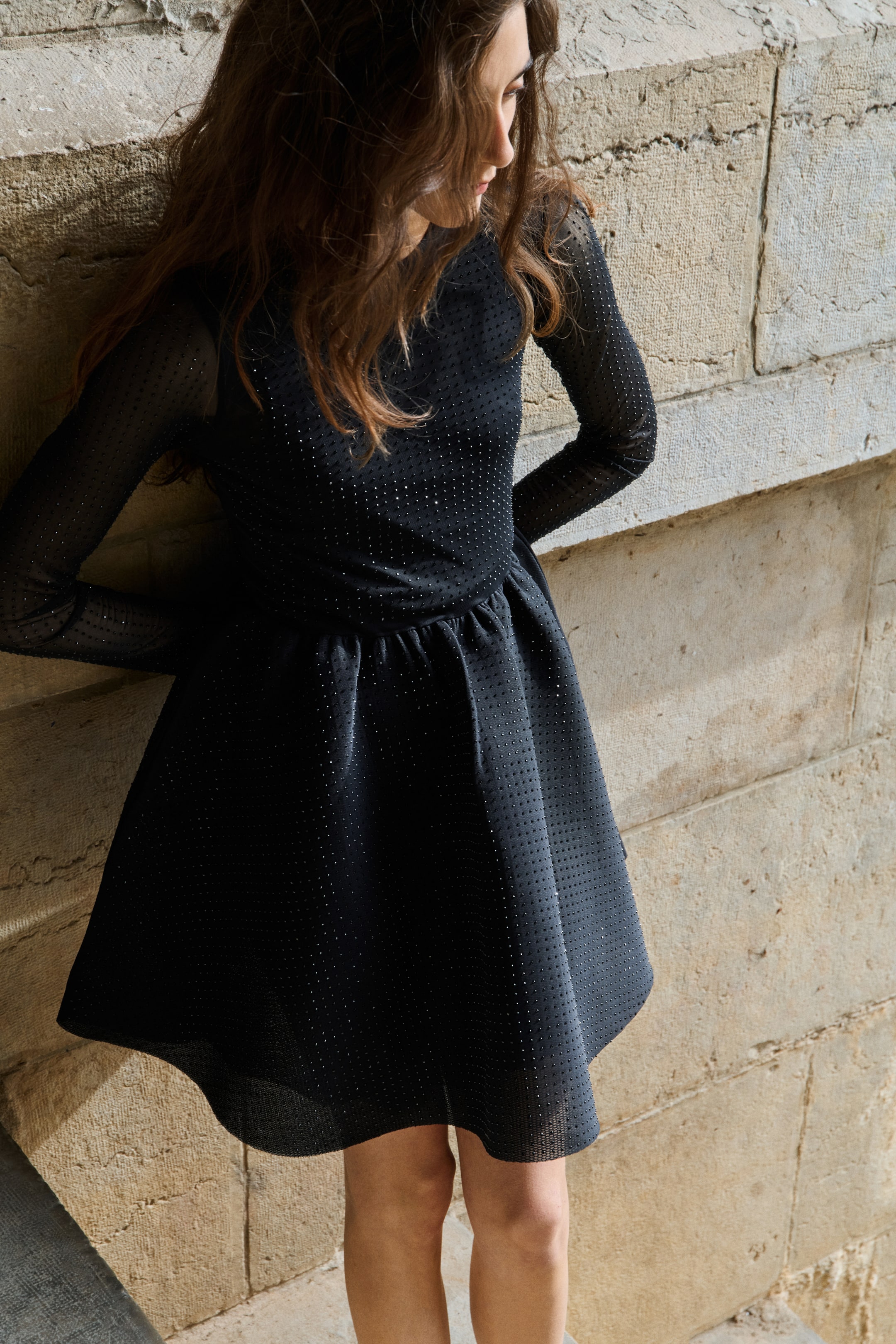 Visualizza immagine più grande: Abito in tulle decorato - Nero - DONNA | H&M IT 3