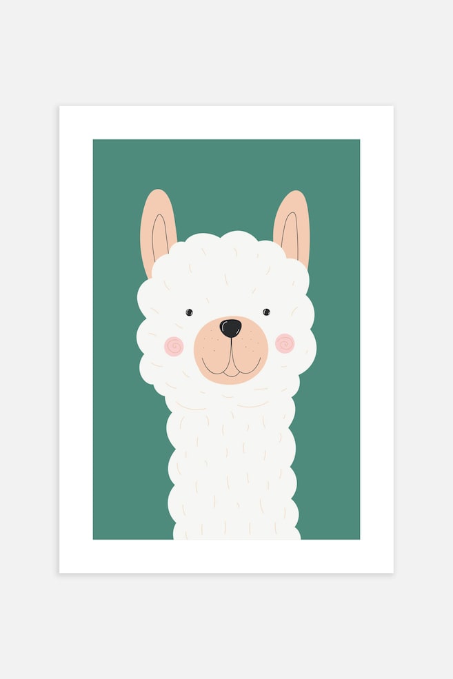 Kids Poster - Lenny The Llama/Alfie The Alpaca - 1