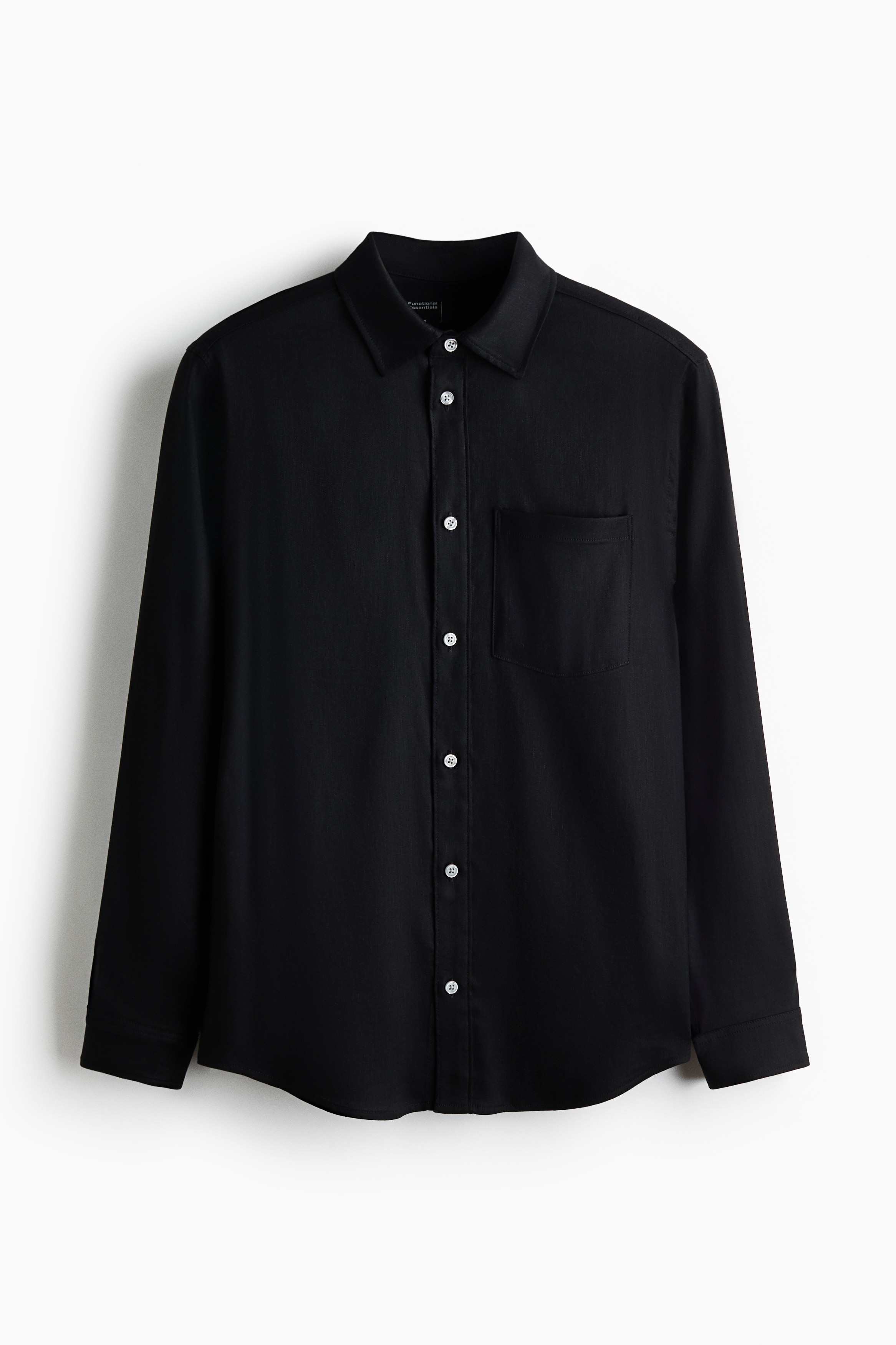 Camisa Regular Fit en mezcla de linoModelo