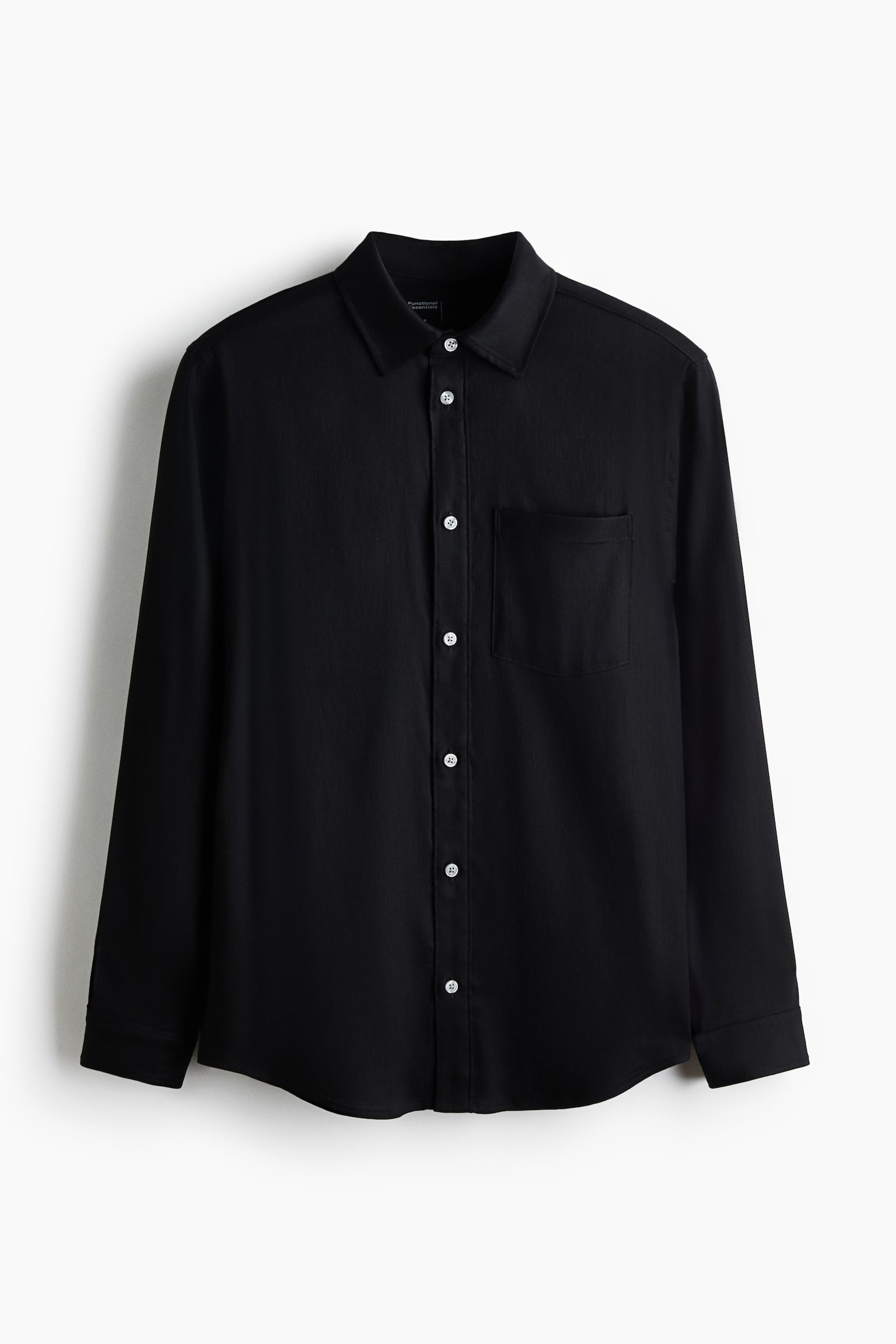 Easy Care Regular Fit Linen-blend shirt - 1