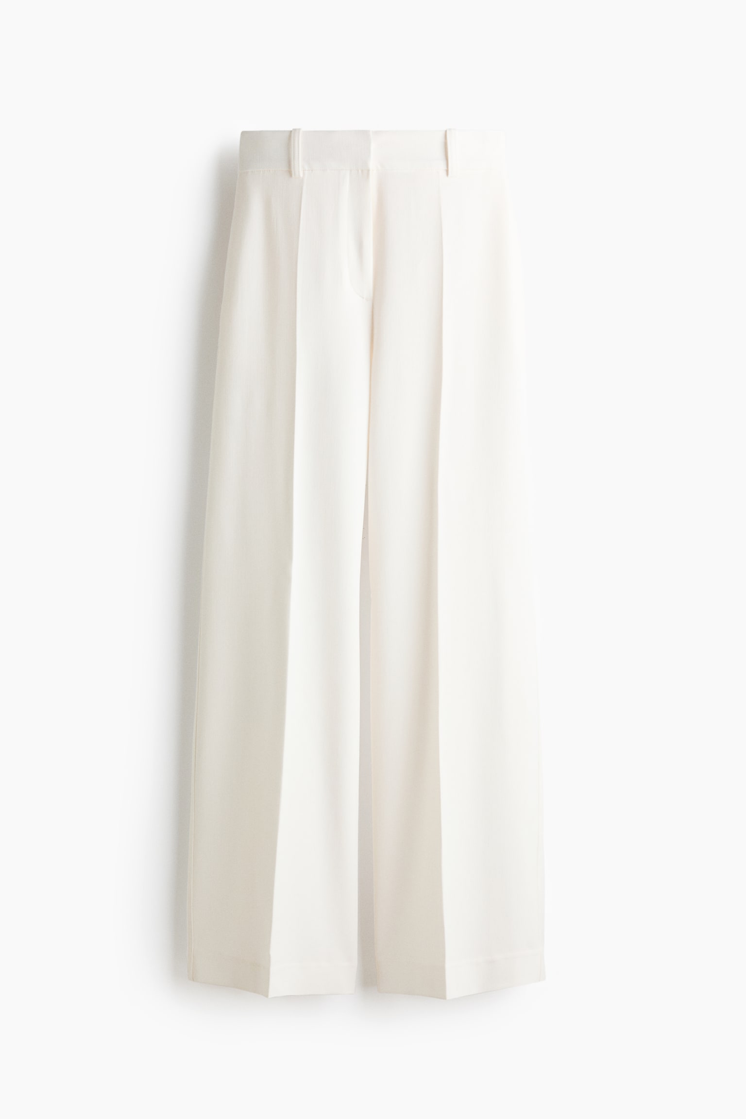 Wide tailored trousers - Cream/Light pink/Dark brown/Black - 2
