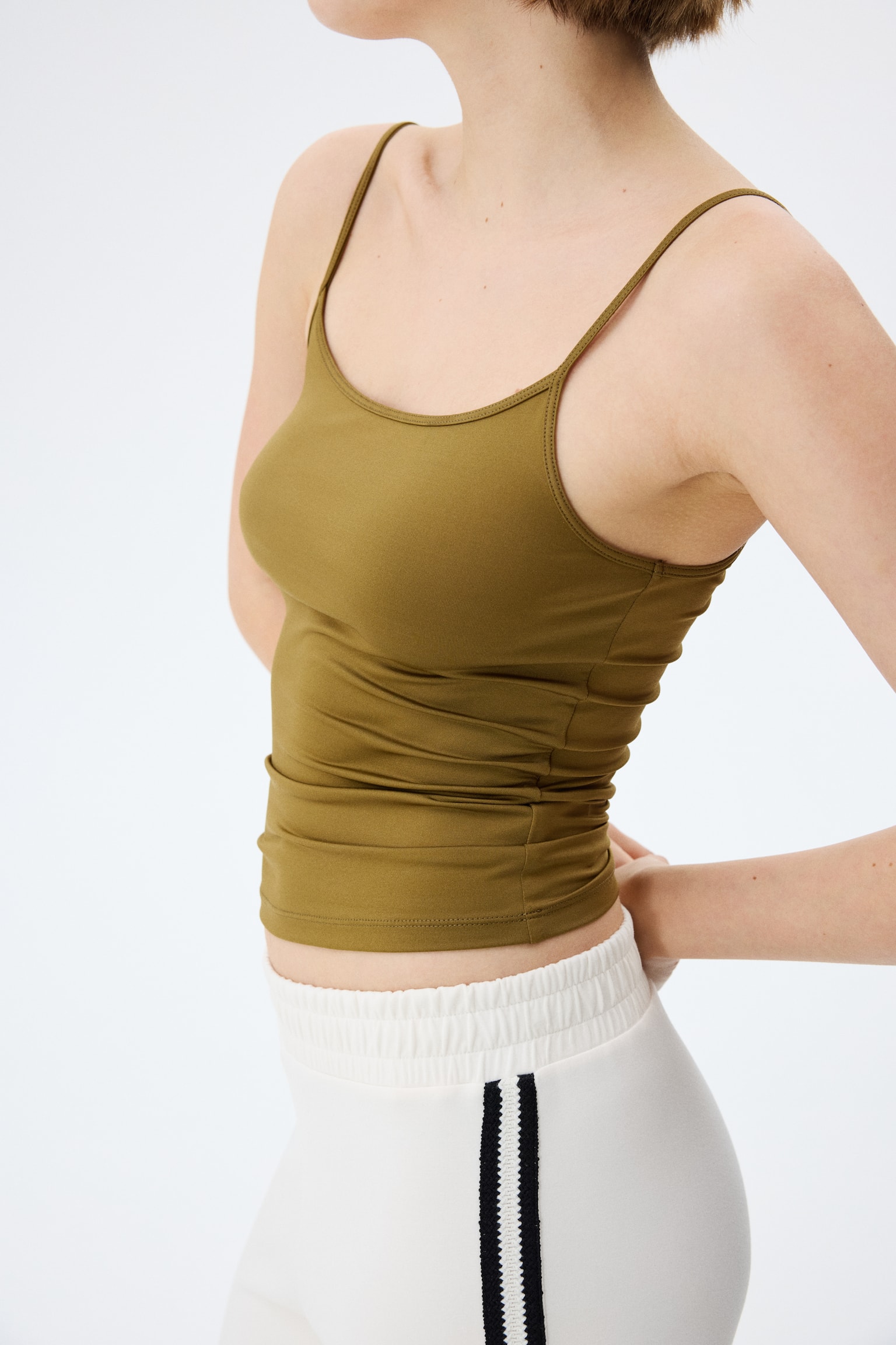 גופיית ג'רזי - ירוק זית זהוב - 3