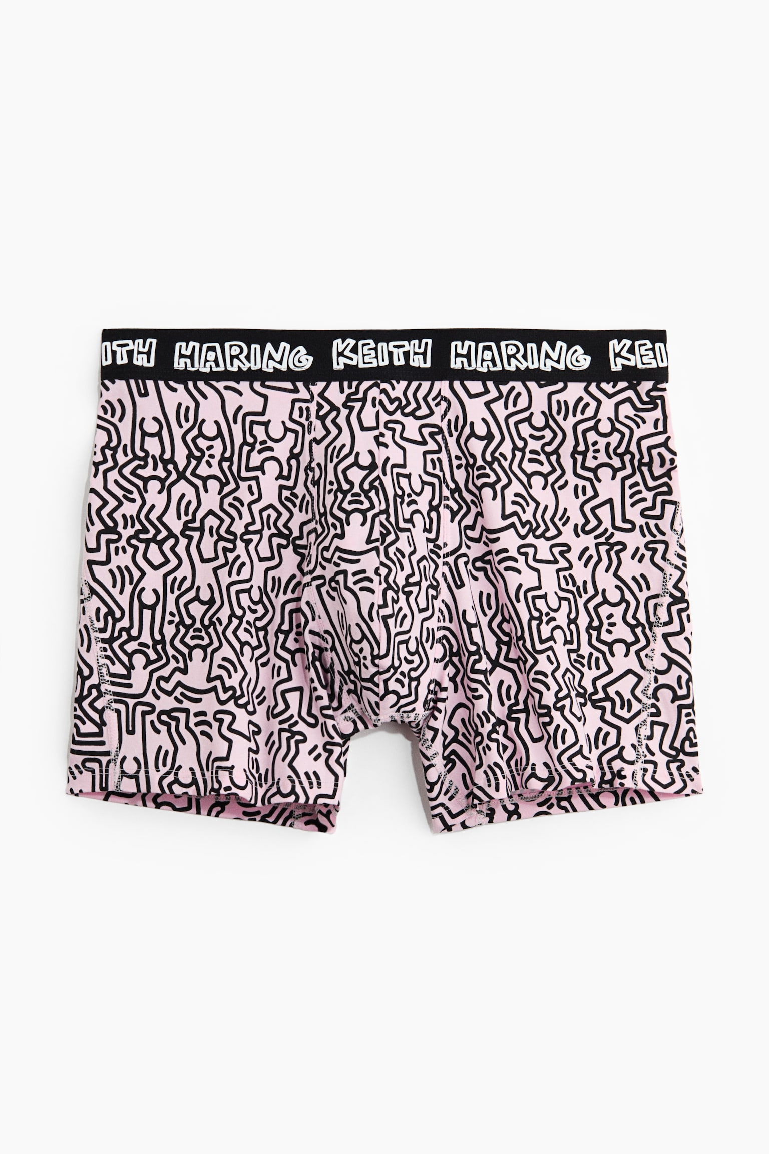 מארז 3 זוגות תחתוני בוקסר מכותנה עם הדפס - שחור/קית' הרינג - 7