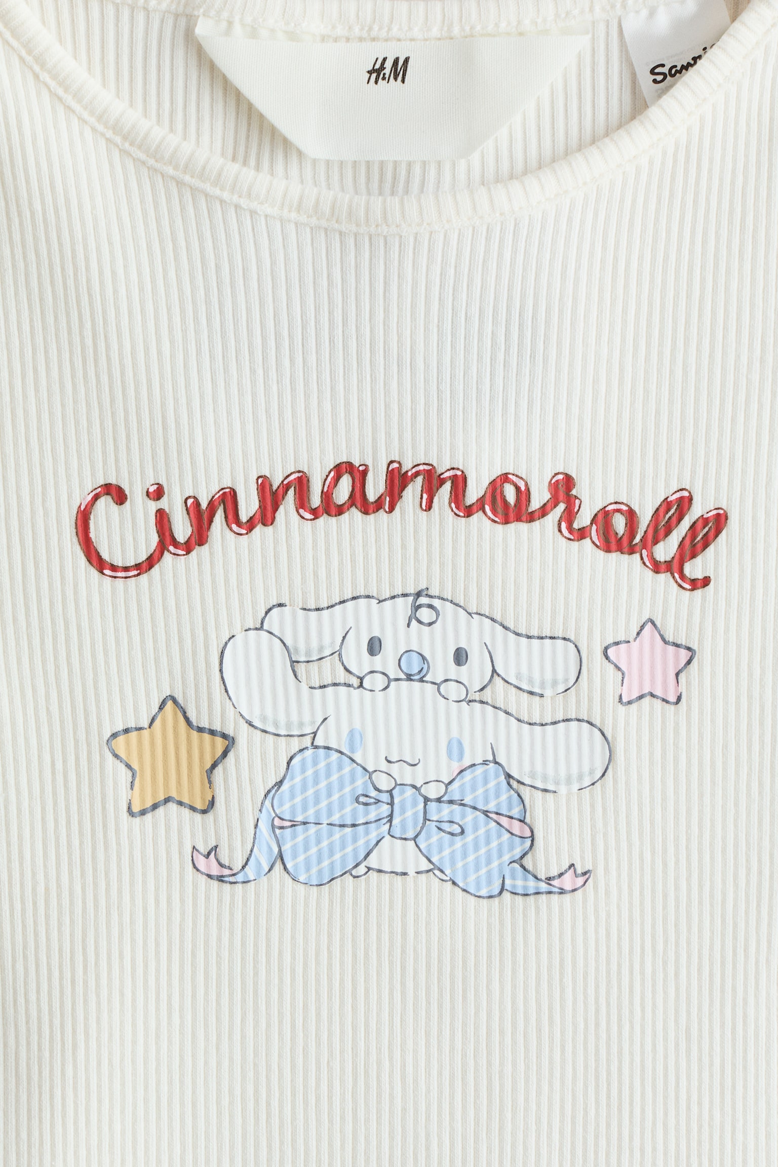 Printed T-shirt - Cream/Cinnamoroll/Light blue/Cinnamoroll/Navy blue/Hello Kitty - 6