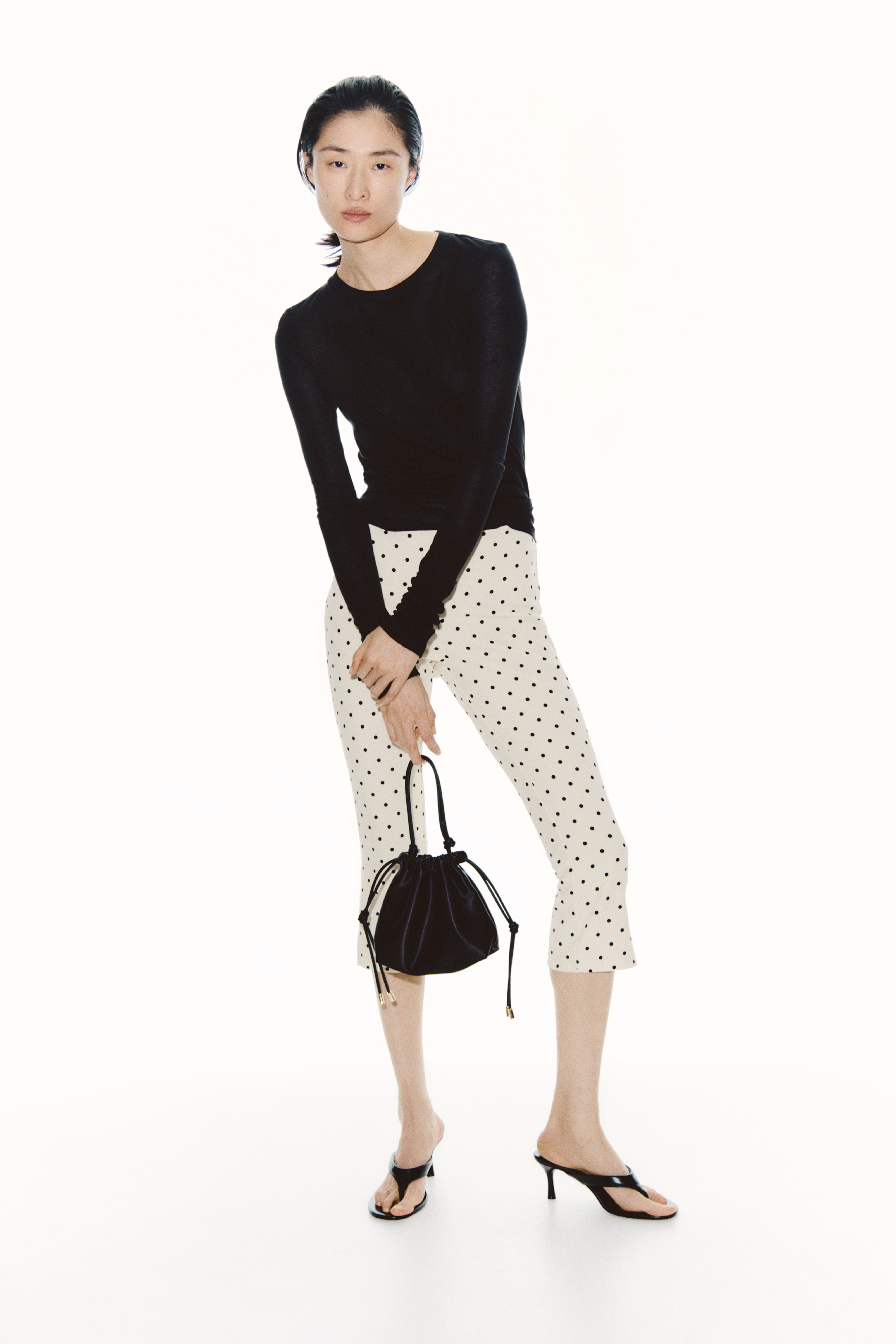 Printed Capri Pants