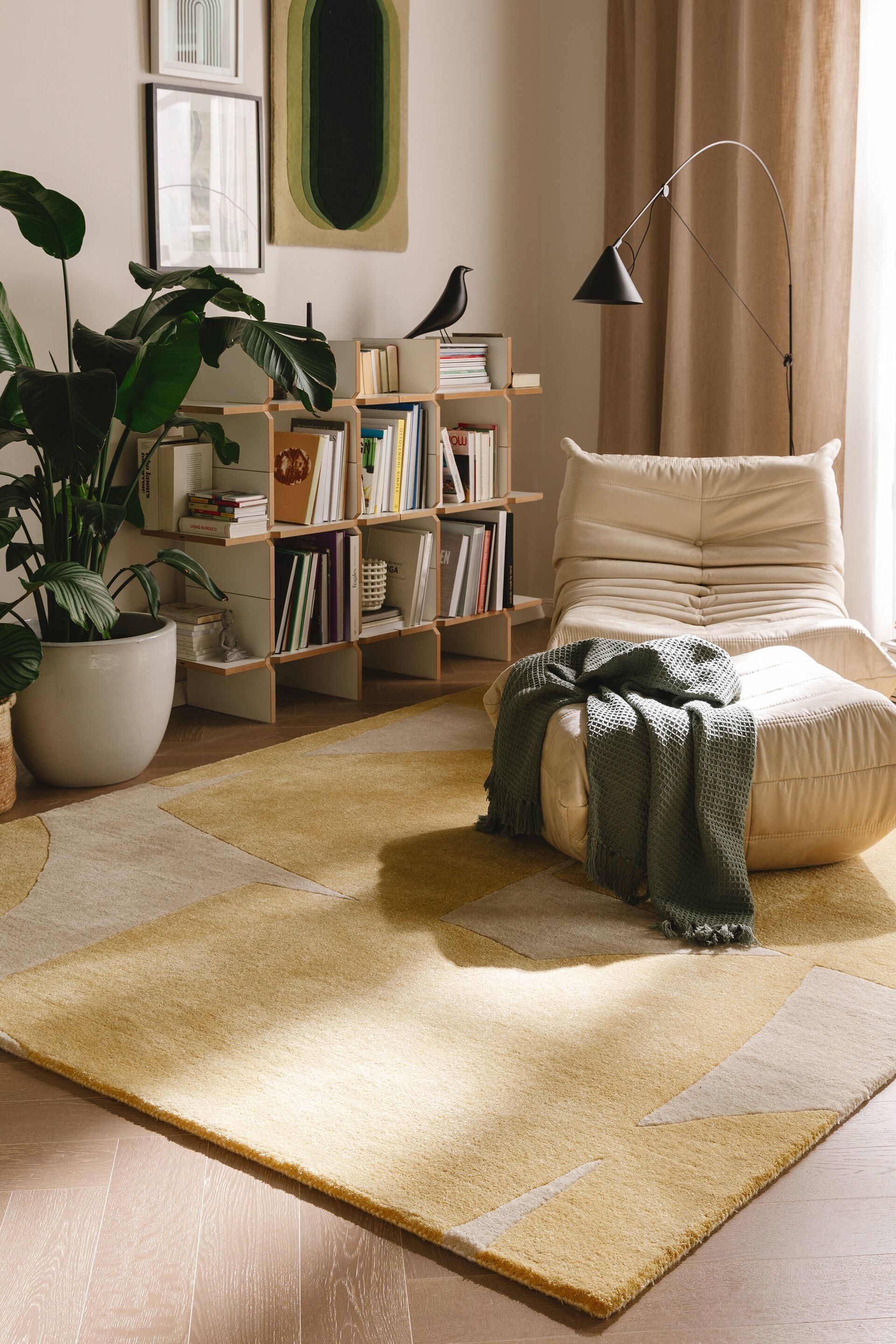 Matto Smilla - Gelb/Beige