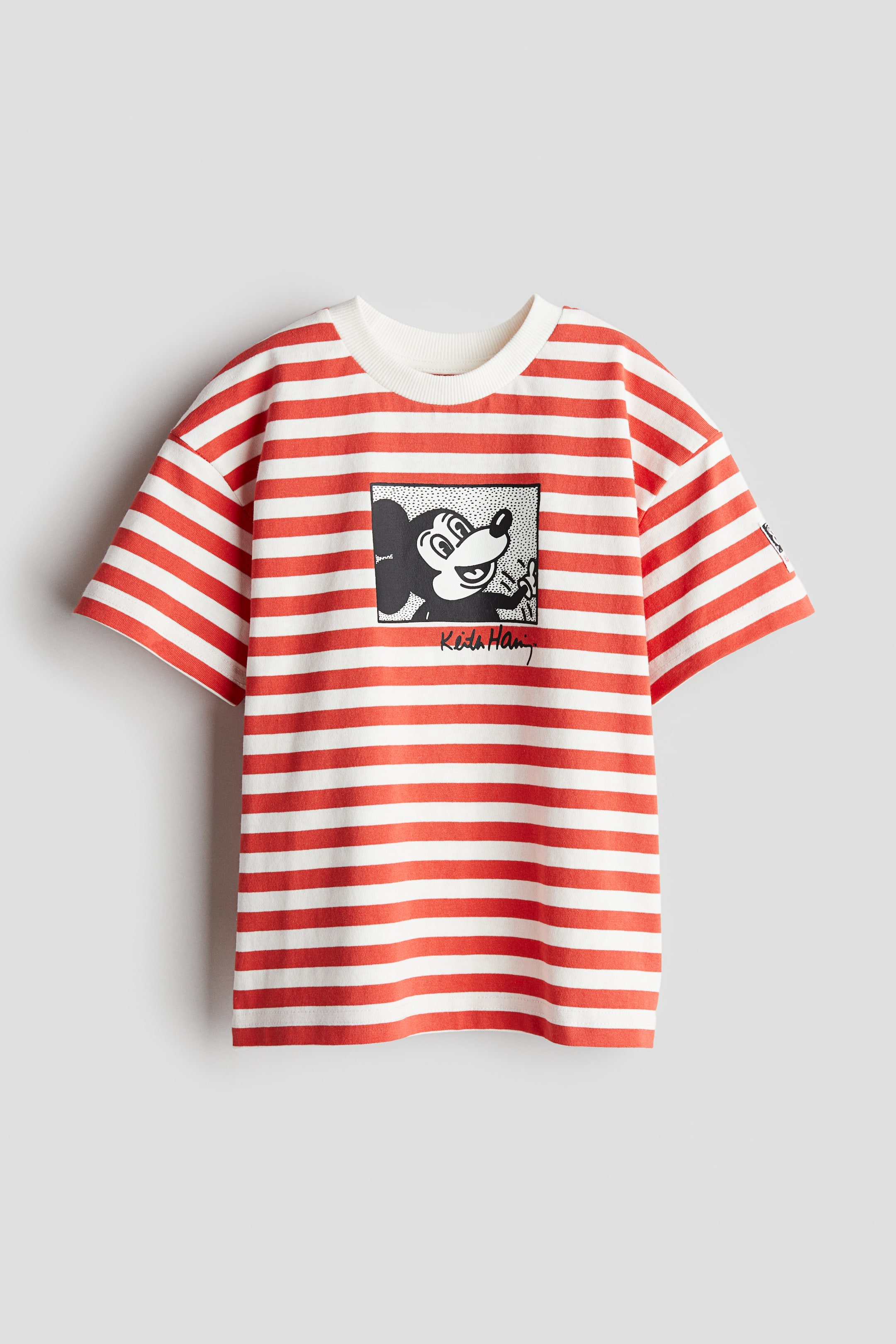 Printed T-shirt - Cream/Striped - Kids | H&M GB 5