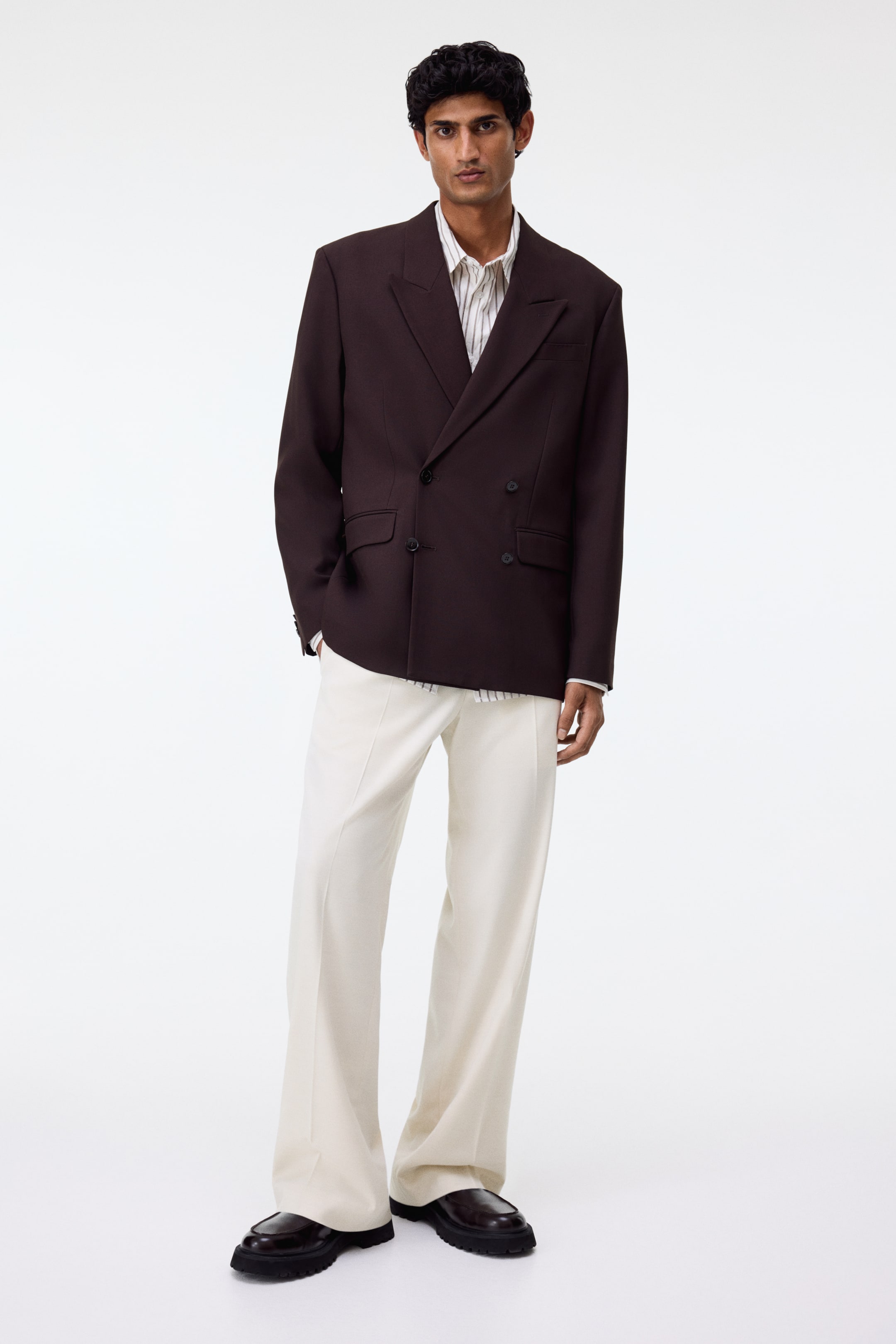 View larger image: Relaxed Fit Trousers - White - Men | H&M IN 1