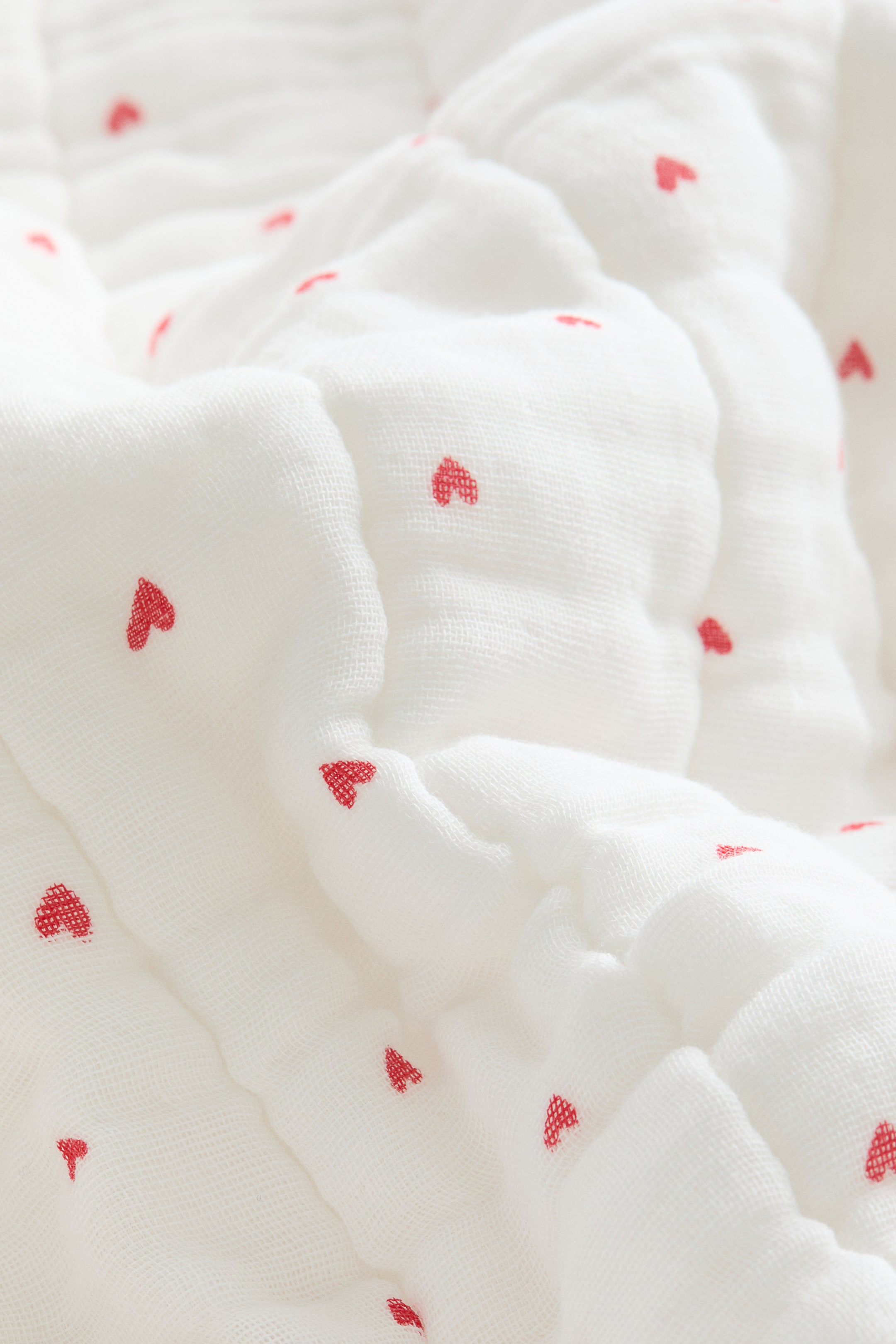 Couverture pour bébé en mousseline matelassée