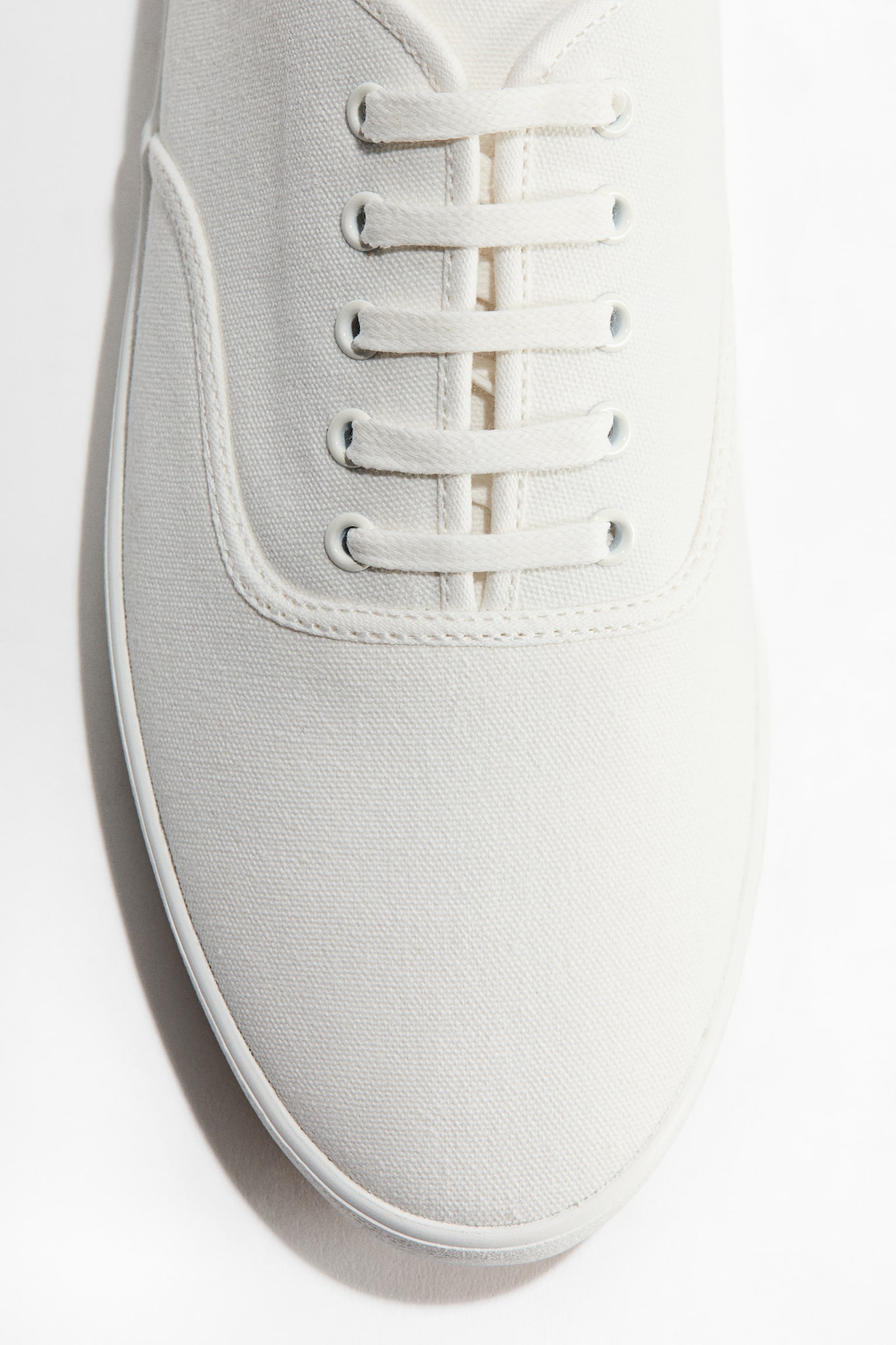 Canvas trainers - White/Beige - 2