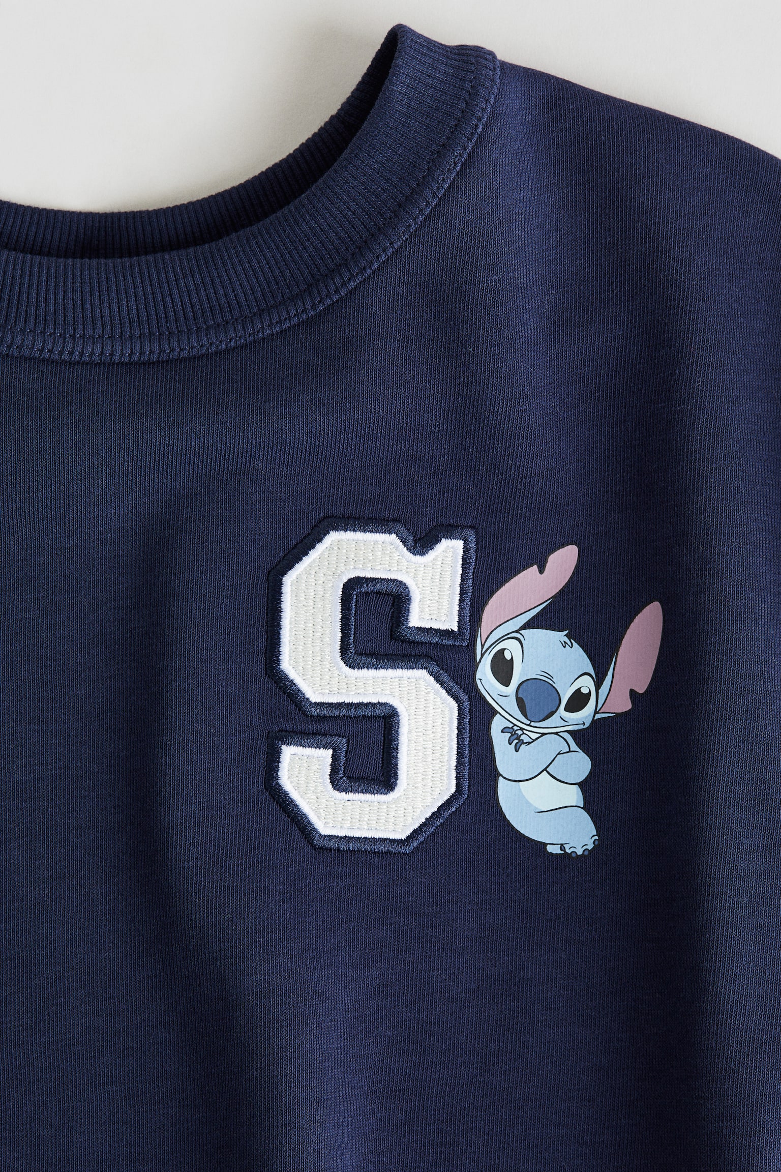 Loose-fit motif-detail T-shirt - Blue/Lilo & Stitch/Purple/SmileyWorld - 3