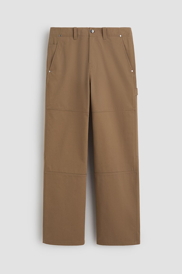 Pantalone u stolarskom stilu sa pet džepova