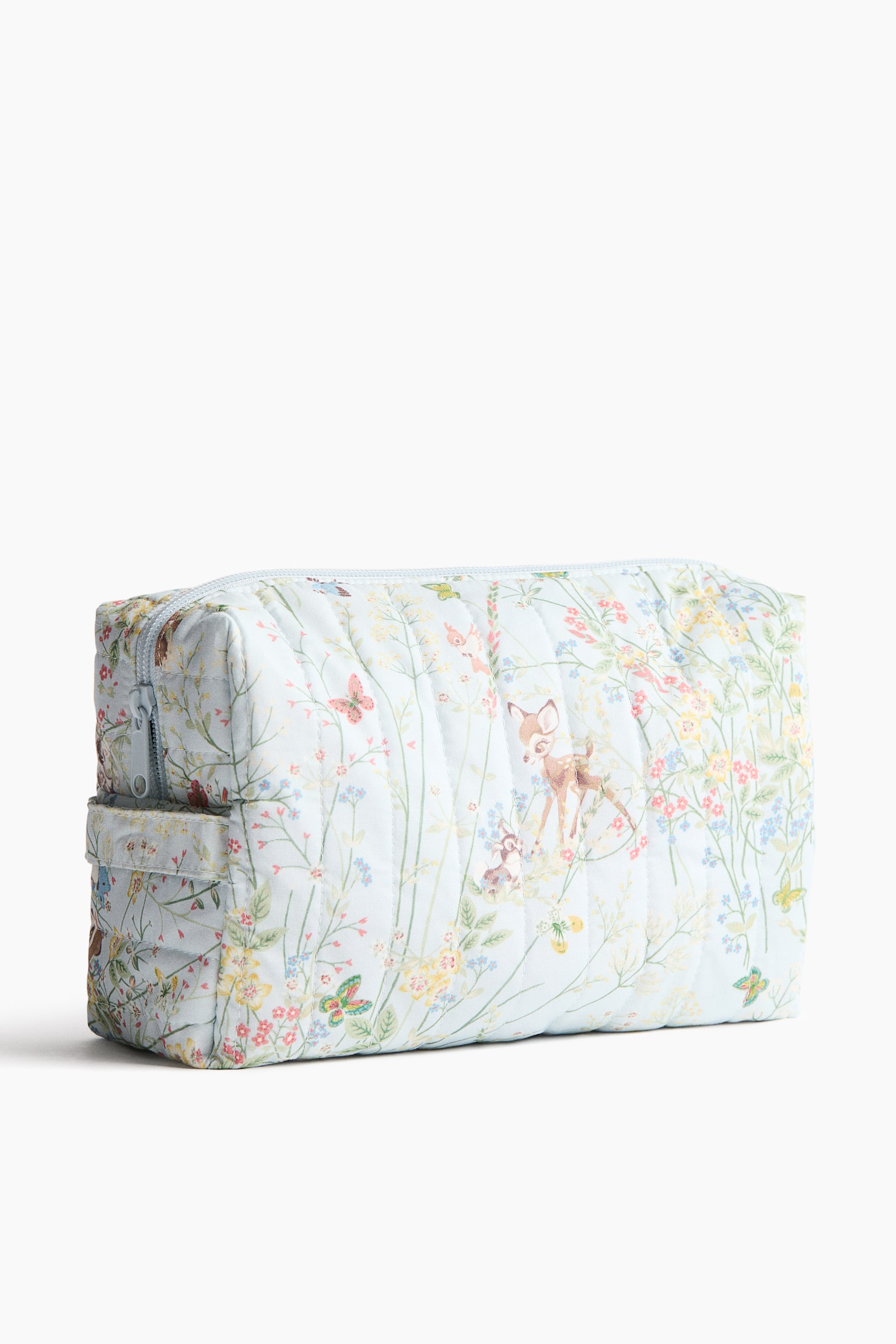 Quilted cotton changing bag - Light blue/Bambi/White/Bambi - 4