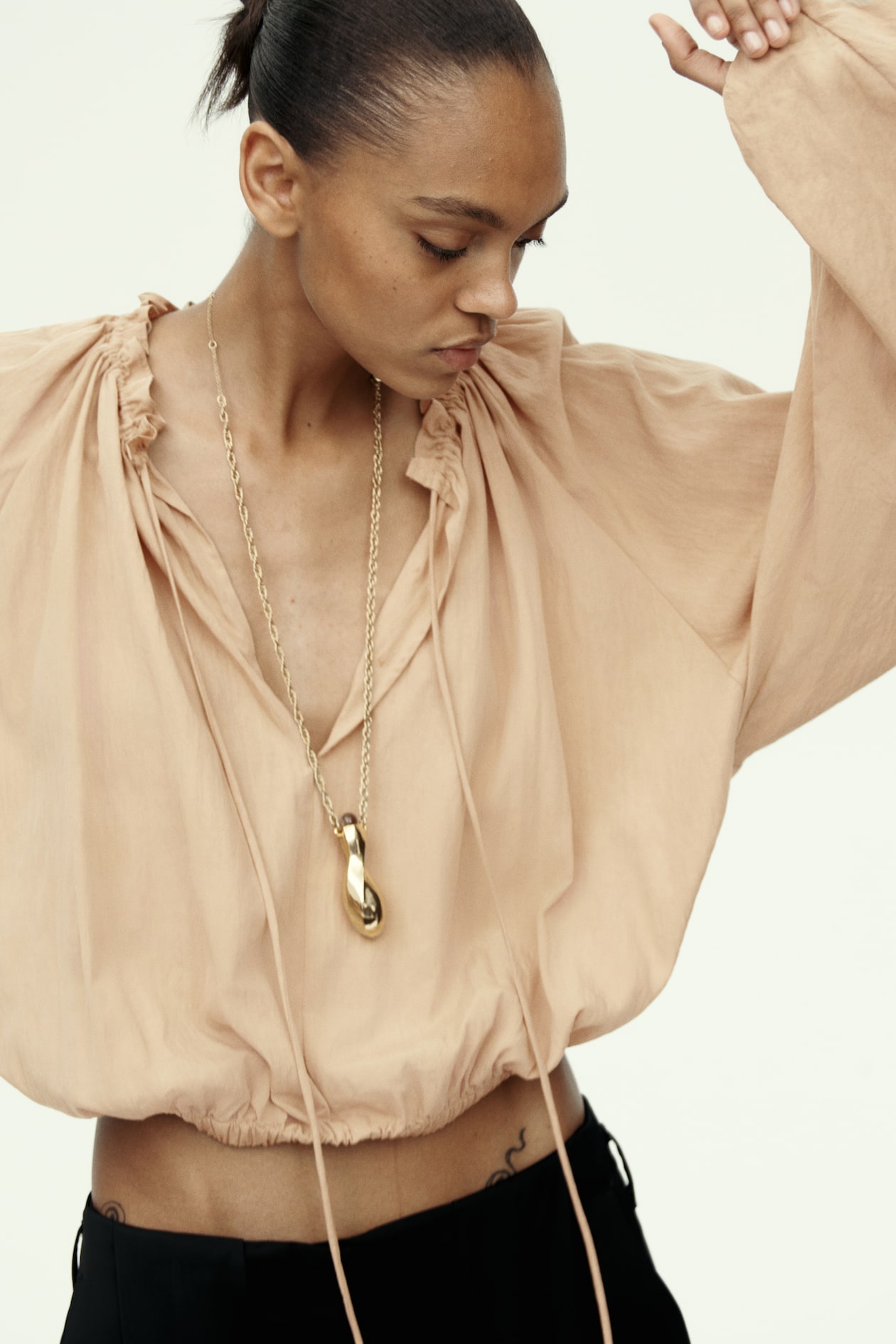 Bubble-Hem Blouse - image 5