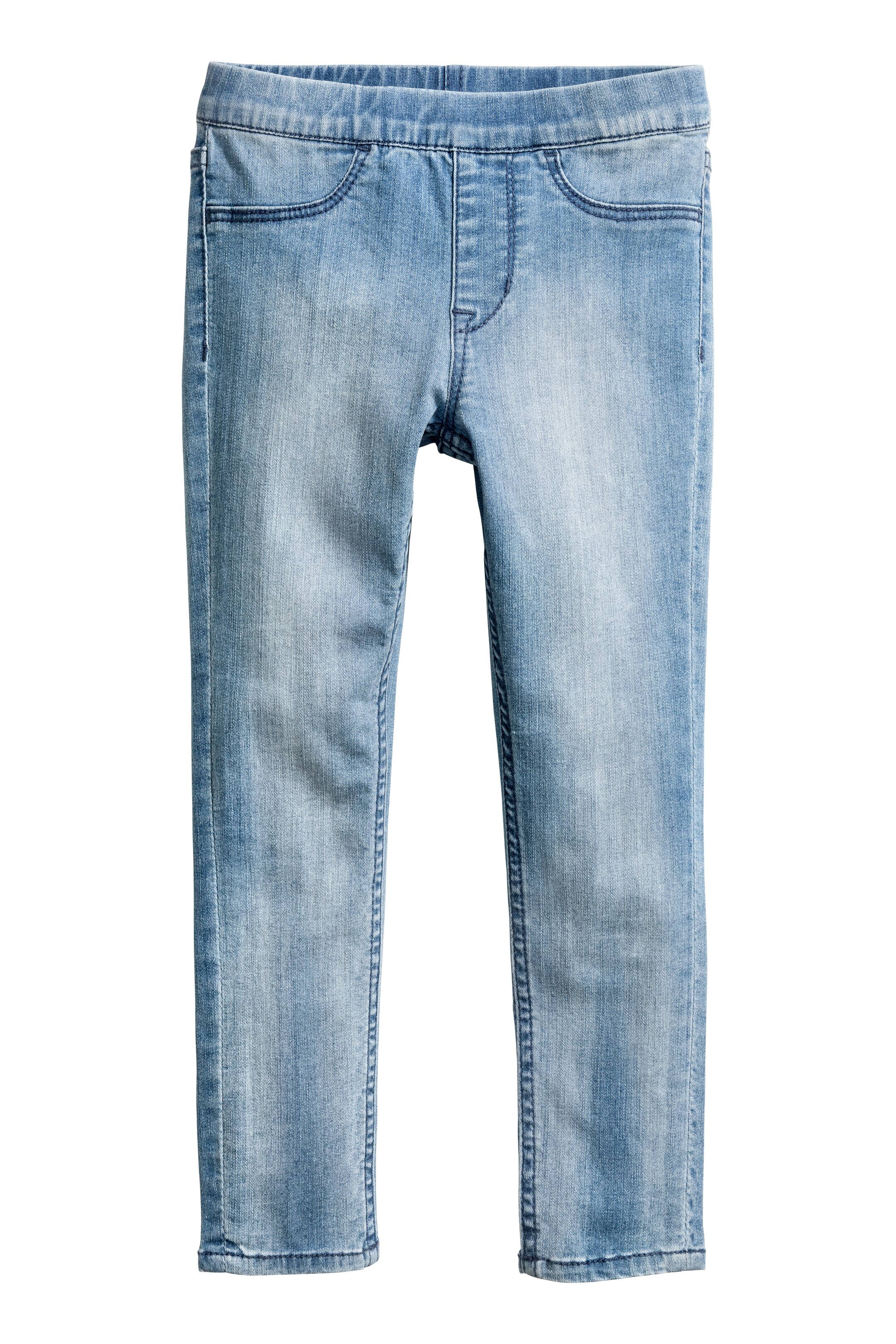 View larger image: 2-pack denim leggings - Light denim blue/Black - Kids | H&M GB 1