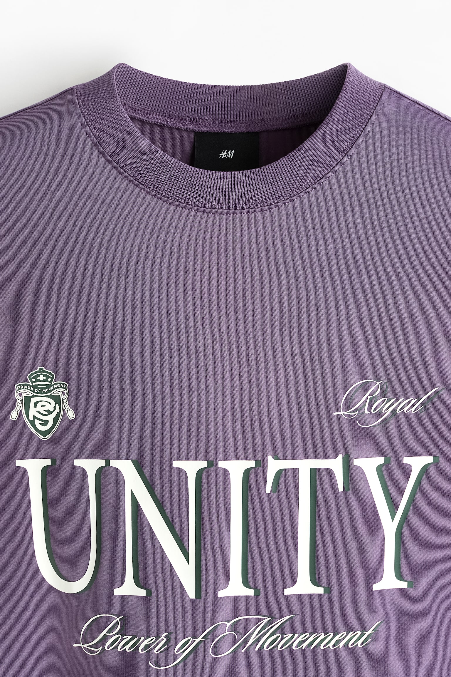 Loose-Fit Printed T-Shirt - Purple/Unity/Black/Powerful/Red/Always Powerful/Light beige/Powerful - 4